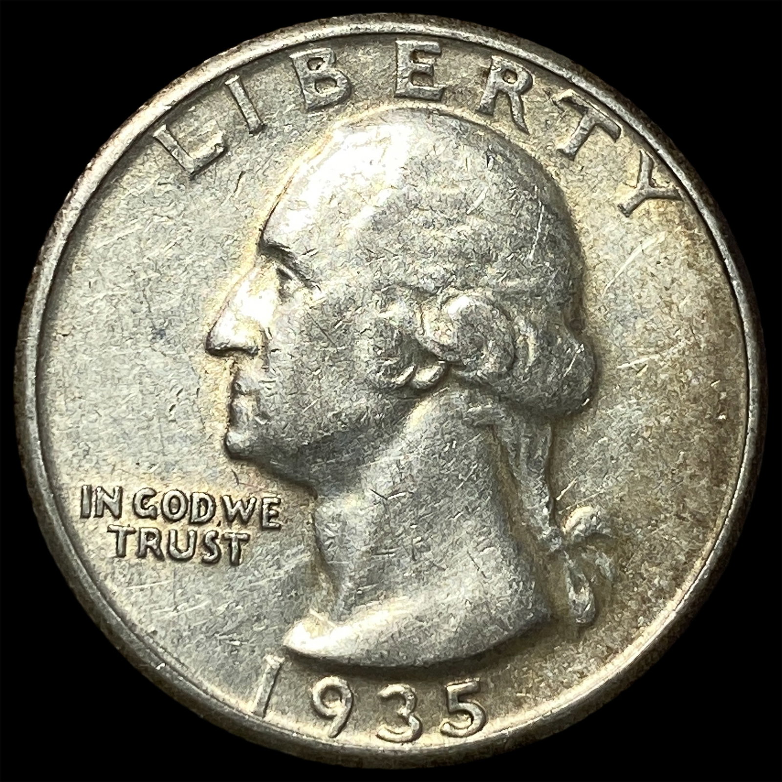 1935-S Silver Washington Quarter UNCIRCULATED: 1935-S Silver Washington Quarter UNCIRCULATED