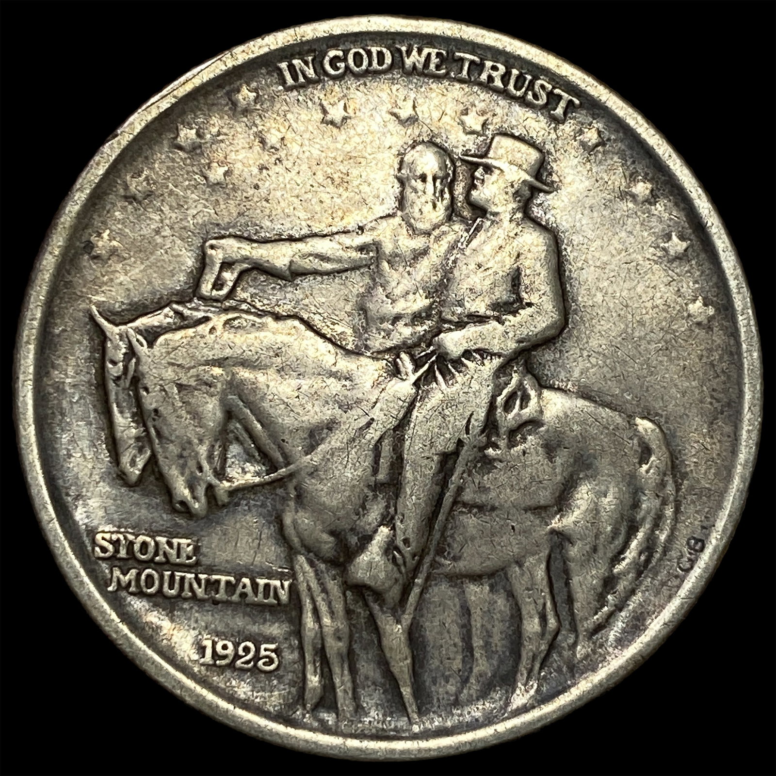 1925 Silver Half Dollar Stone Mountain CLOSELY UNCIRCULATED (1 of 2)