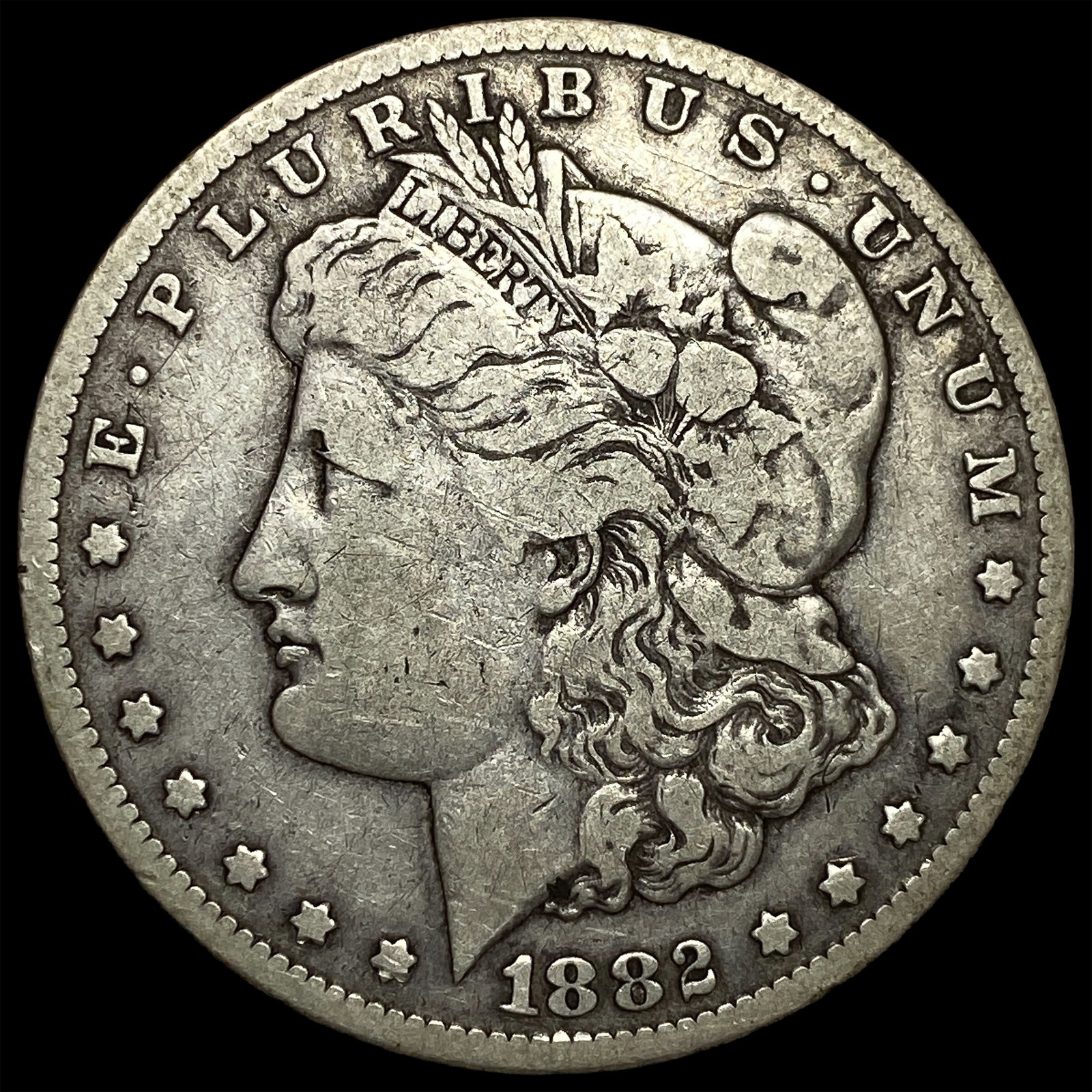 1882-CC Silver Morgan Dollar NEARLY UNCIRCULATED: 1882-CC Silver Morgan Dollar NEARLY UNCIRCULATED