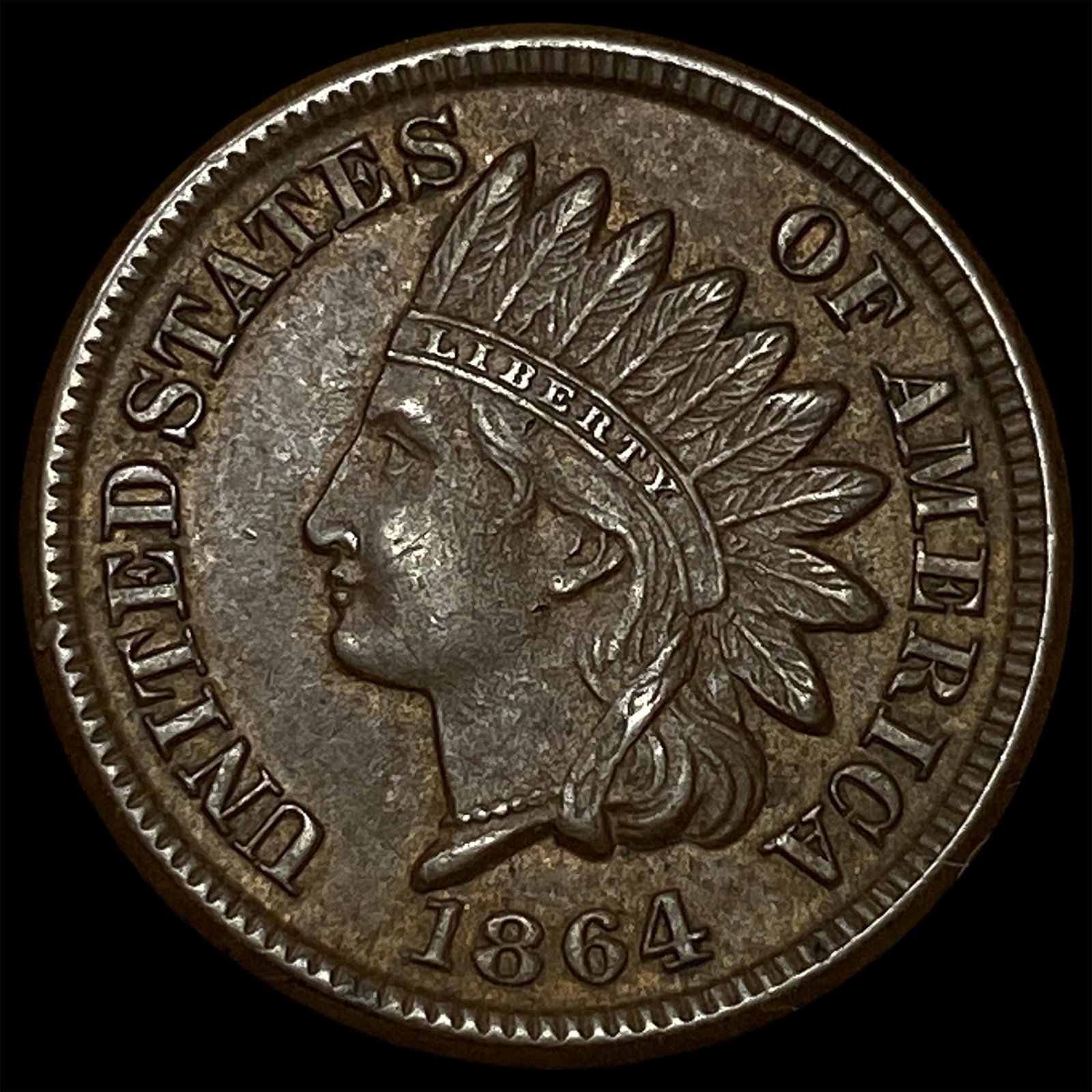 1864 Bronze Indian Head Cent UNCIRCULATED: 1864 Bronze Indian Head Cent UNCIRCULATED