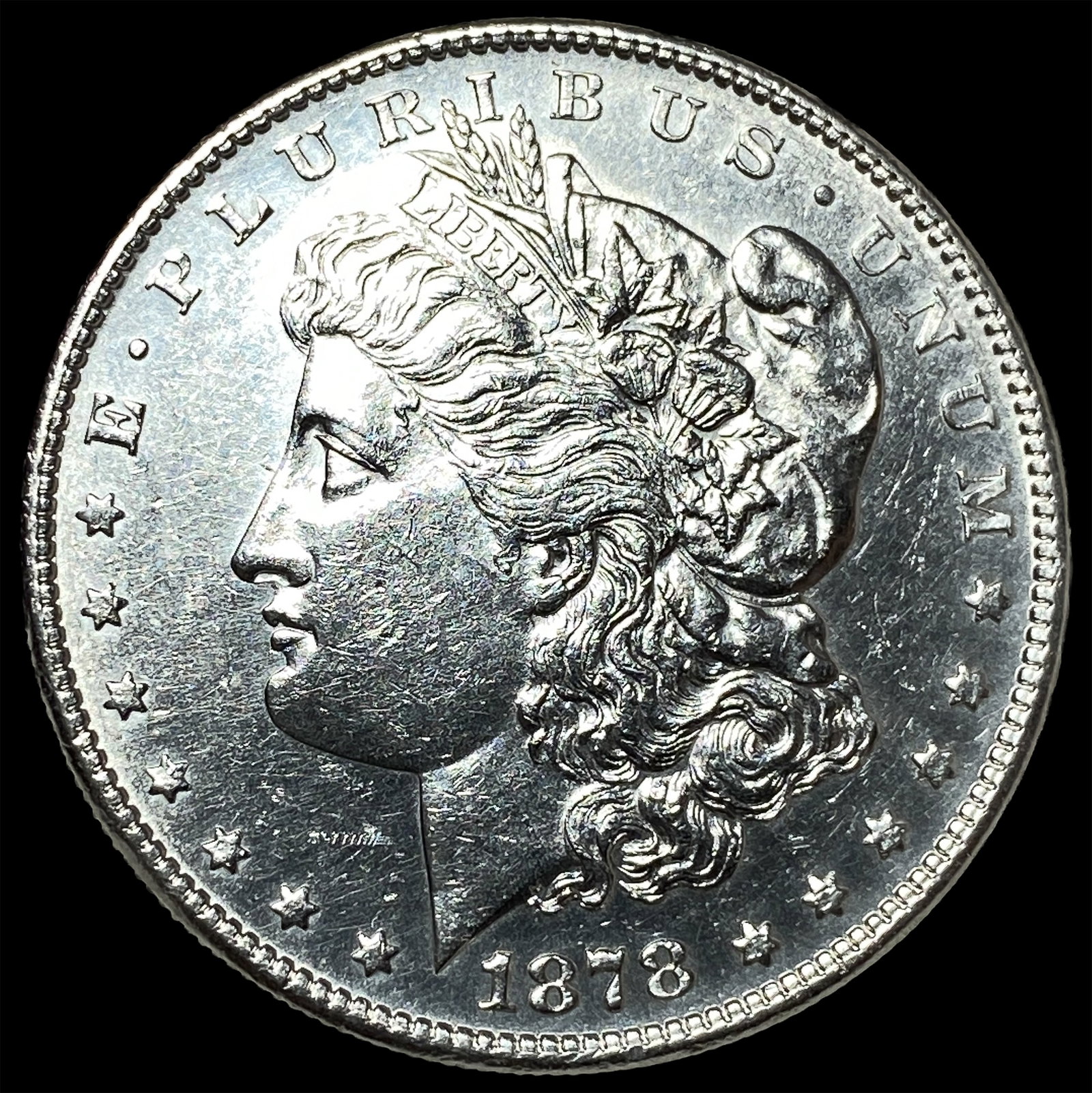 1878-S Morgan Silver Dollar UNCIRCULATED: 1878-S Morgan Silver Dollar UNCIRCULATED