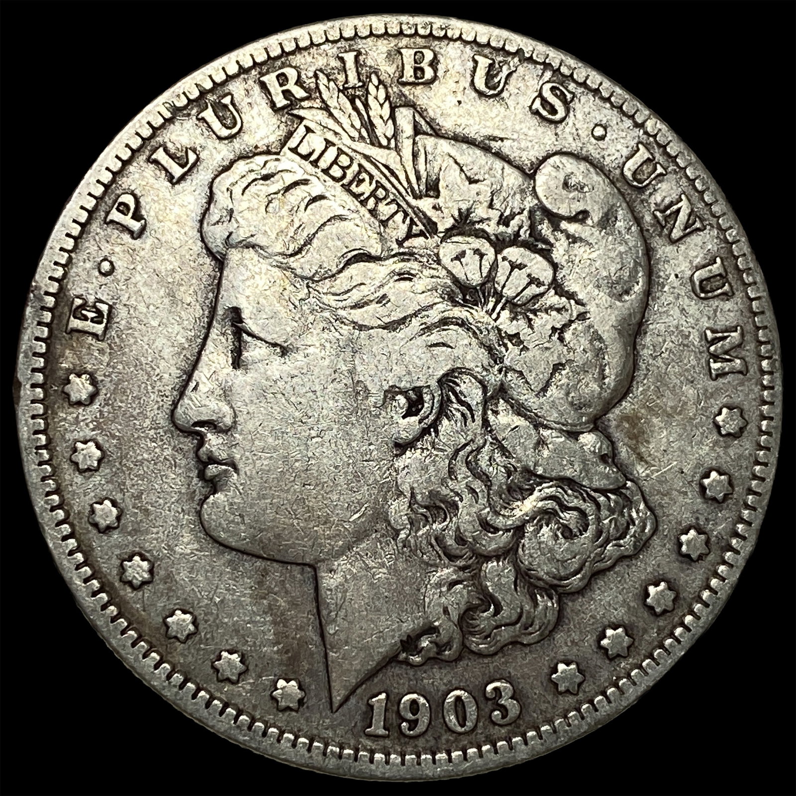 1903-S Silver Morgan Dollar NEARLY UNCIRCULATED: 1903-S Silver Morgan Dollar NEARLY UNCIRCULATED