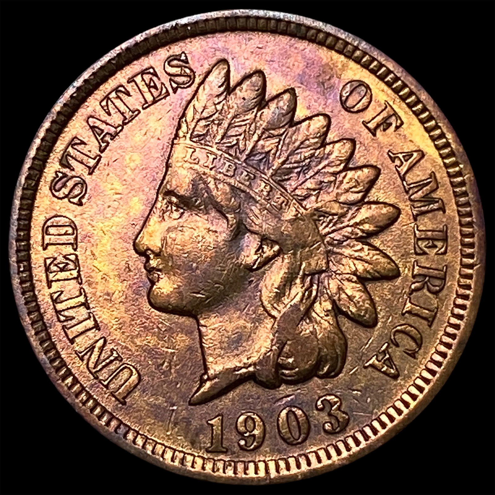 1903 Indian Head Cent CLOSELY UNCIRCULATED: 1903 Indian Head Cent CLOSELY UNCIRCULATED