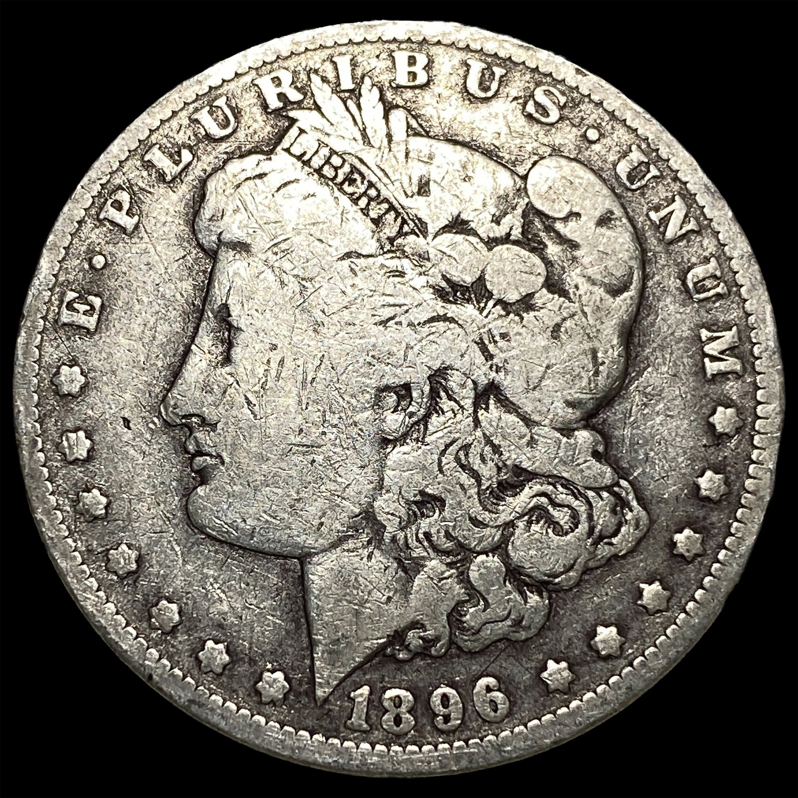 1896-O Silver Morgan Dollar LIGHTLY CIRCULATED: 1896-O Silver Morgan Dollar LIGHTLY CIRCULATED