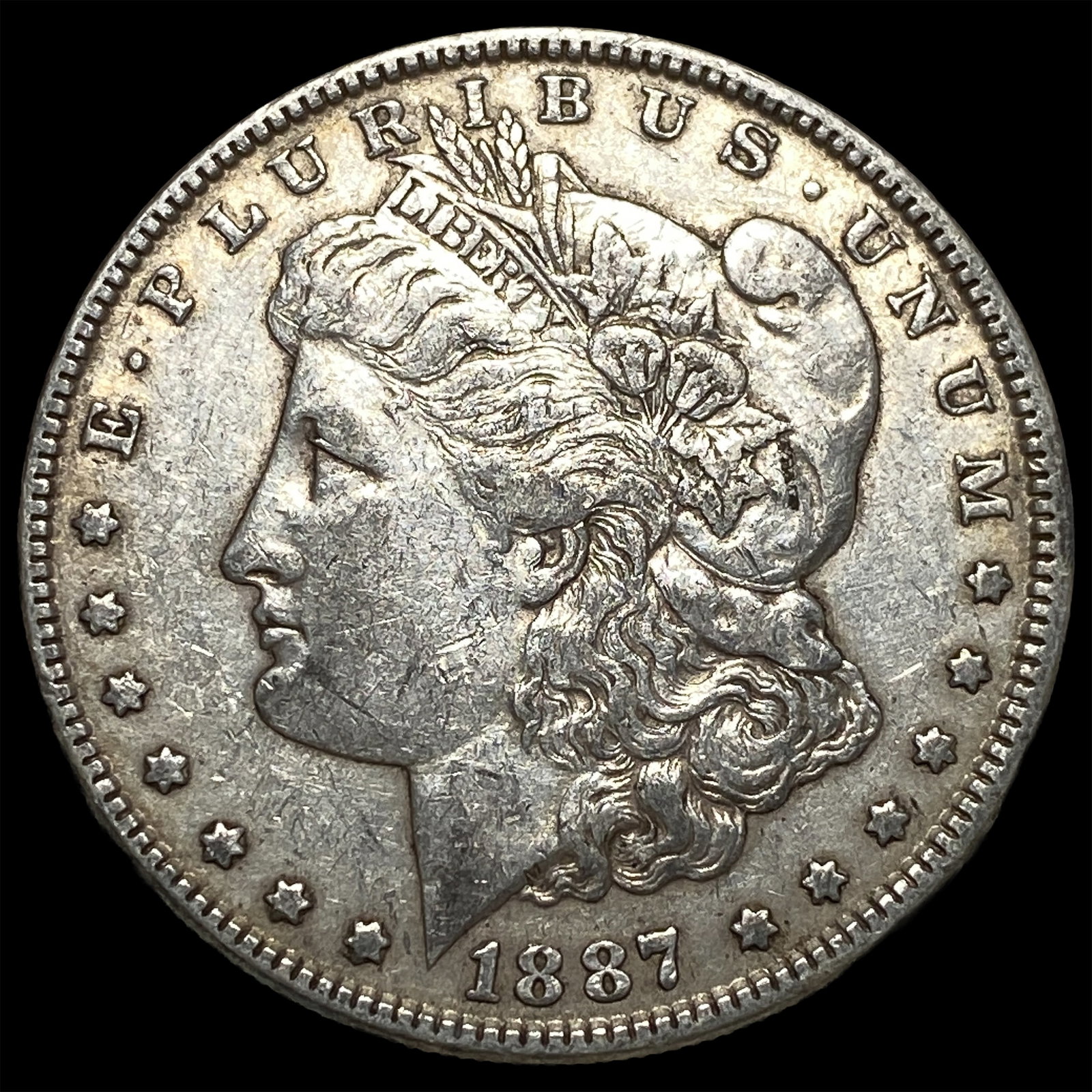 1887 Morgan Silver Dollar CLOSELY UNCIRCULATED: 1887 Morgan Silver Dollar CLOSELY UNCIRCULATED