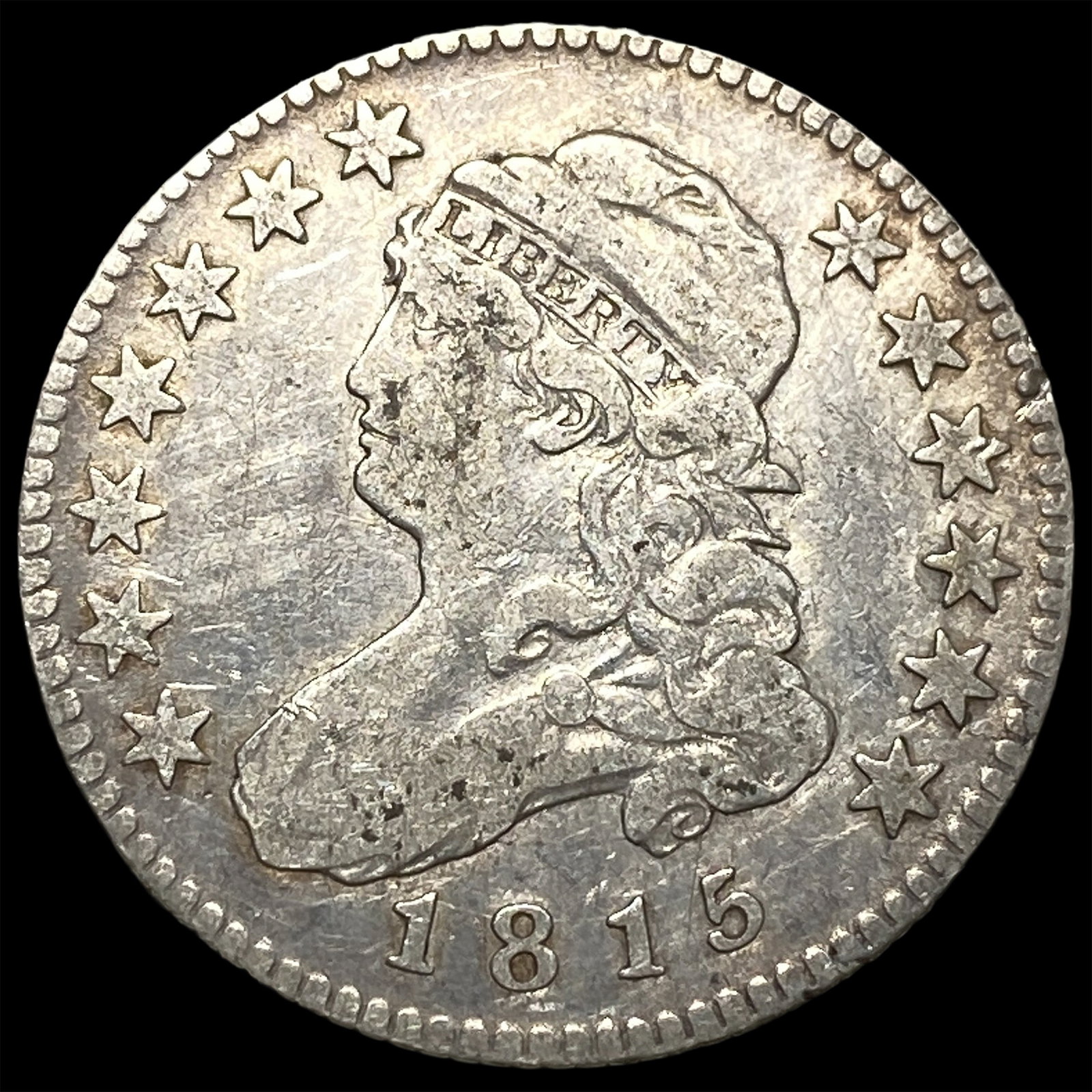 1815 Capped Bust Quarter NEARLY UNCIRCULATED (1 of 2)