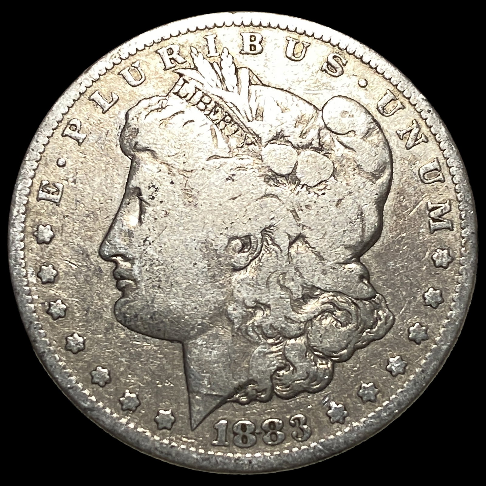1883-S Silver Morgan Dollar LIGHTLY CIRCULATED: 1883-S Silver Morgan Dollar LIGHTLY CIRCULATED