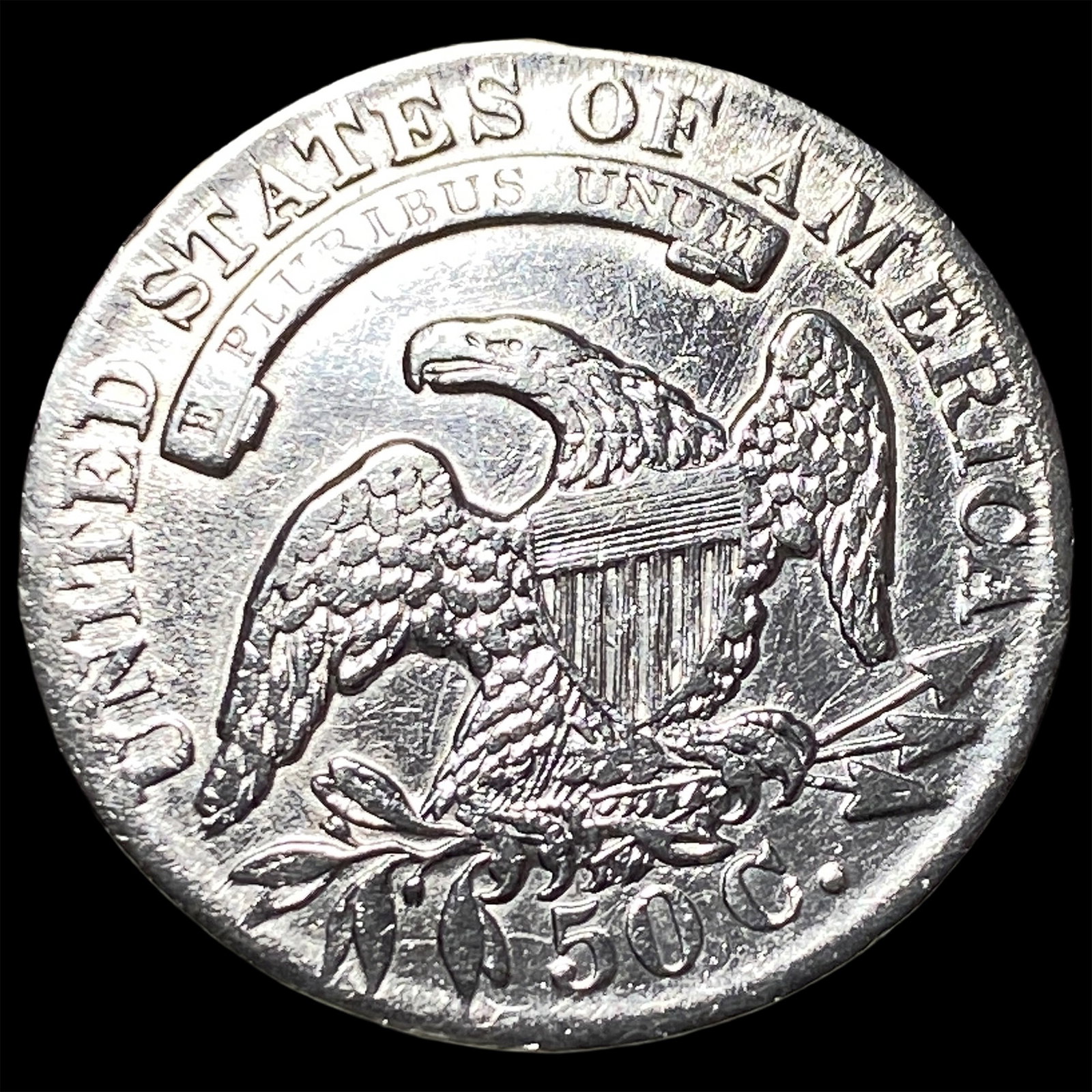 1833 Capped Bust Half Dollar UNCIRCULATED - 2