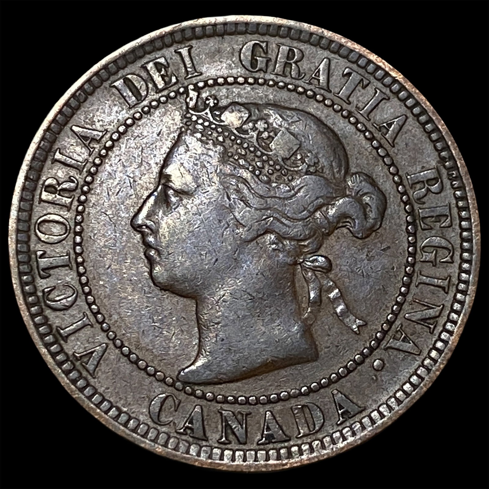 1891 Canada Bronze 1 Cent LIGHTLY CIRCULATED: 1891 Canada Bronze 1 Cent LIGHTLY CIRCULATED