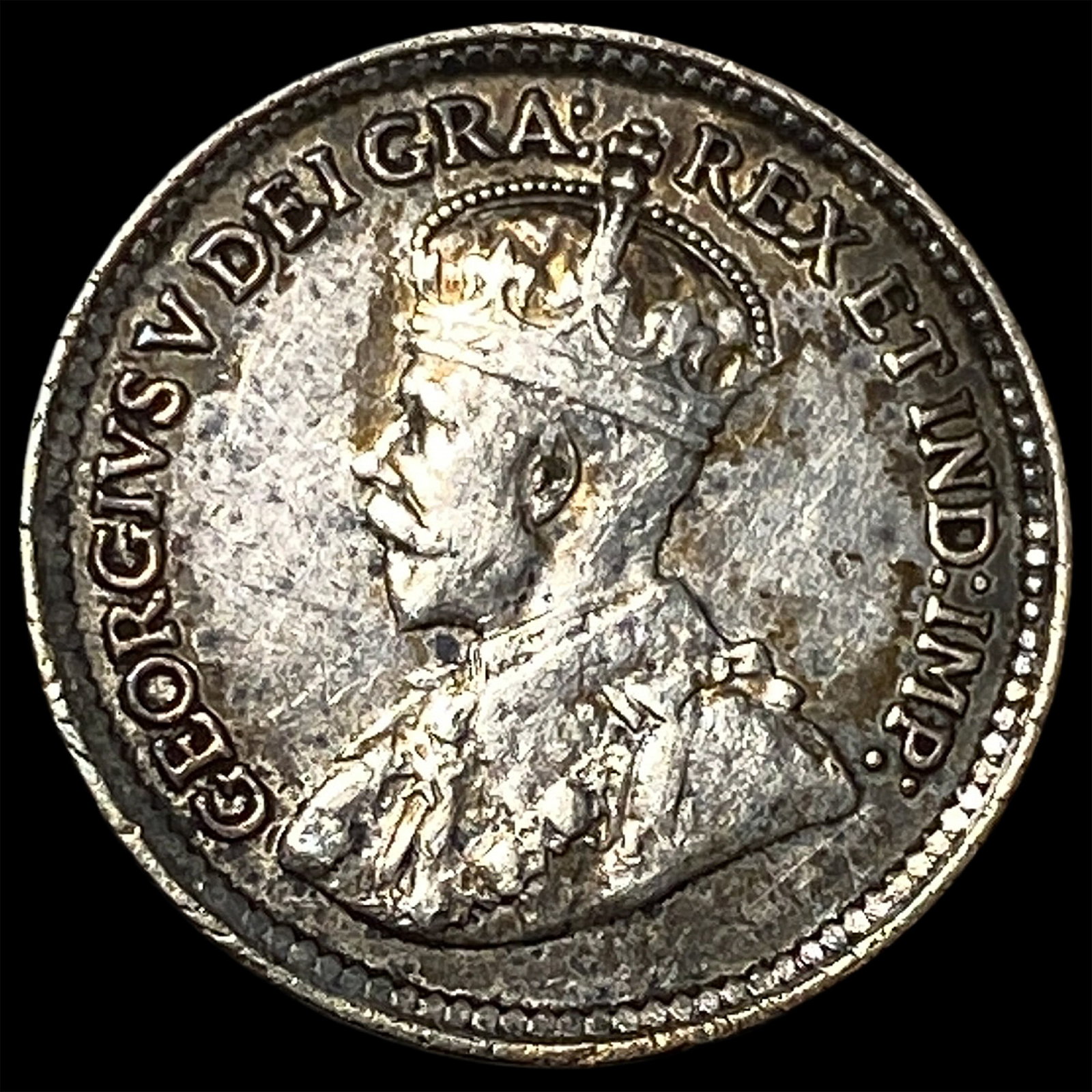1912 Newfoundland Silver 5 Cents NEARLY UNCIRCULATED (1 of 2)