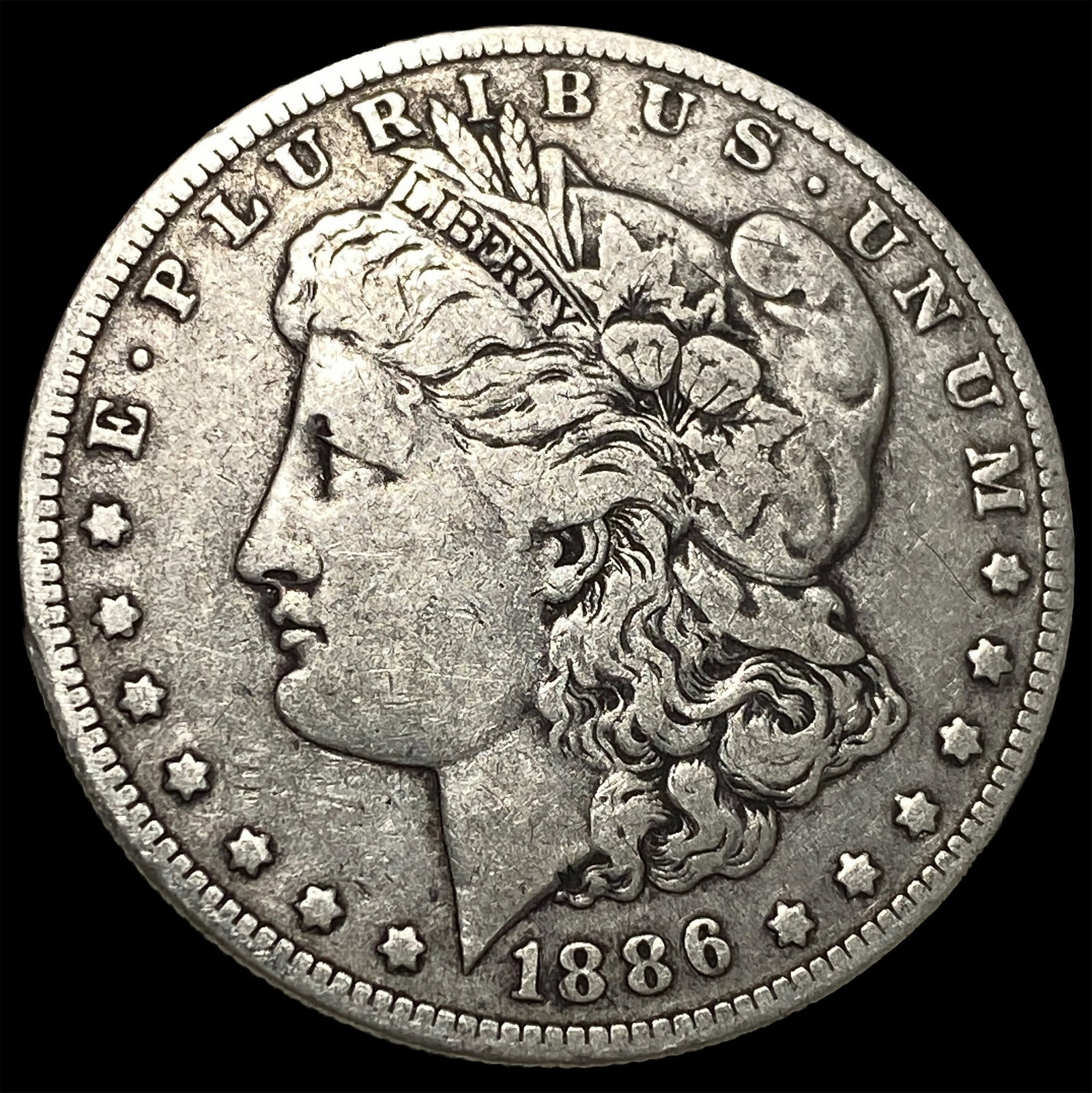 1886-O Silver Morgan Dollar LIGHTLY CIRCULATED: 1886-O Silver Morgan Dollar LIGHTLY CIRCULATED