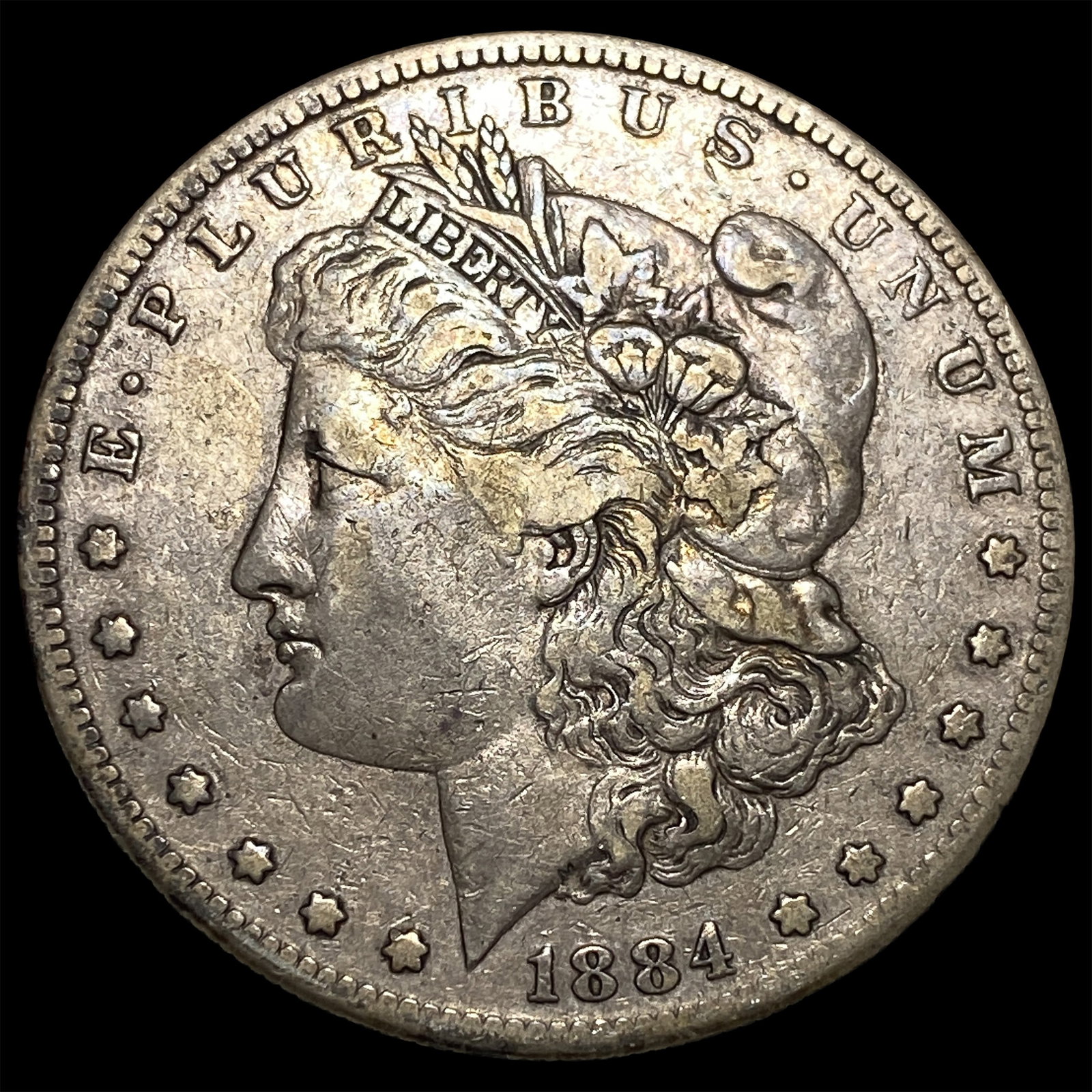 1884-S Silver Morgan Dollar LIGHTLY CIRCULATED: 1884-S Silver Morgan Dollar LIGHTLY CIRCULATED