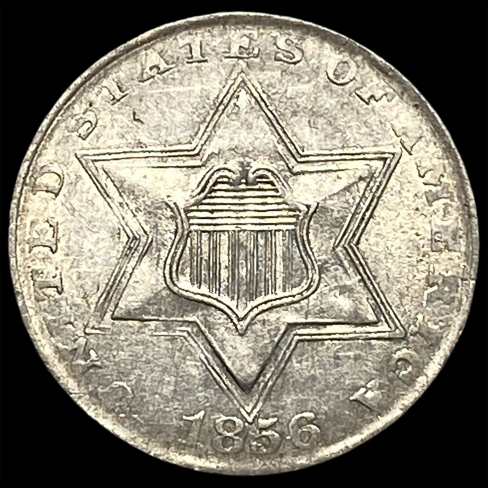1856 Silver Three-Cent Piece UNCIRCULATED (1 of 2)