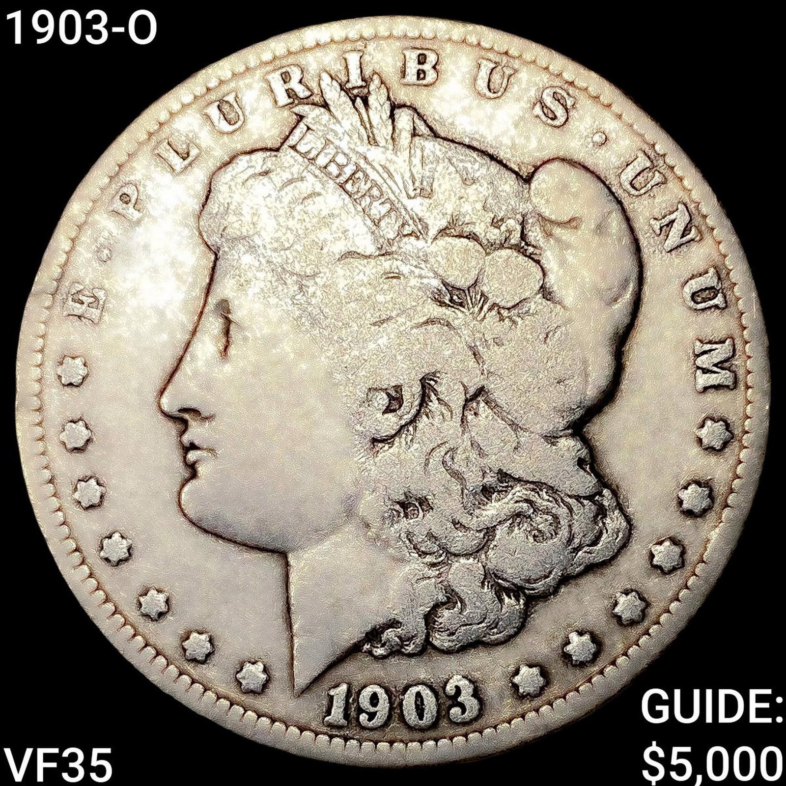 1903-O Morgan Silver Dollar ABOUT UNCIRCULATED (1 of 2)