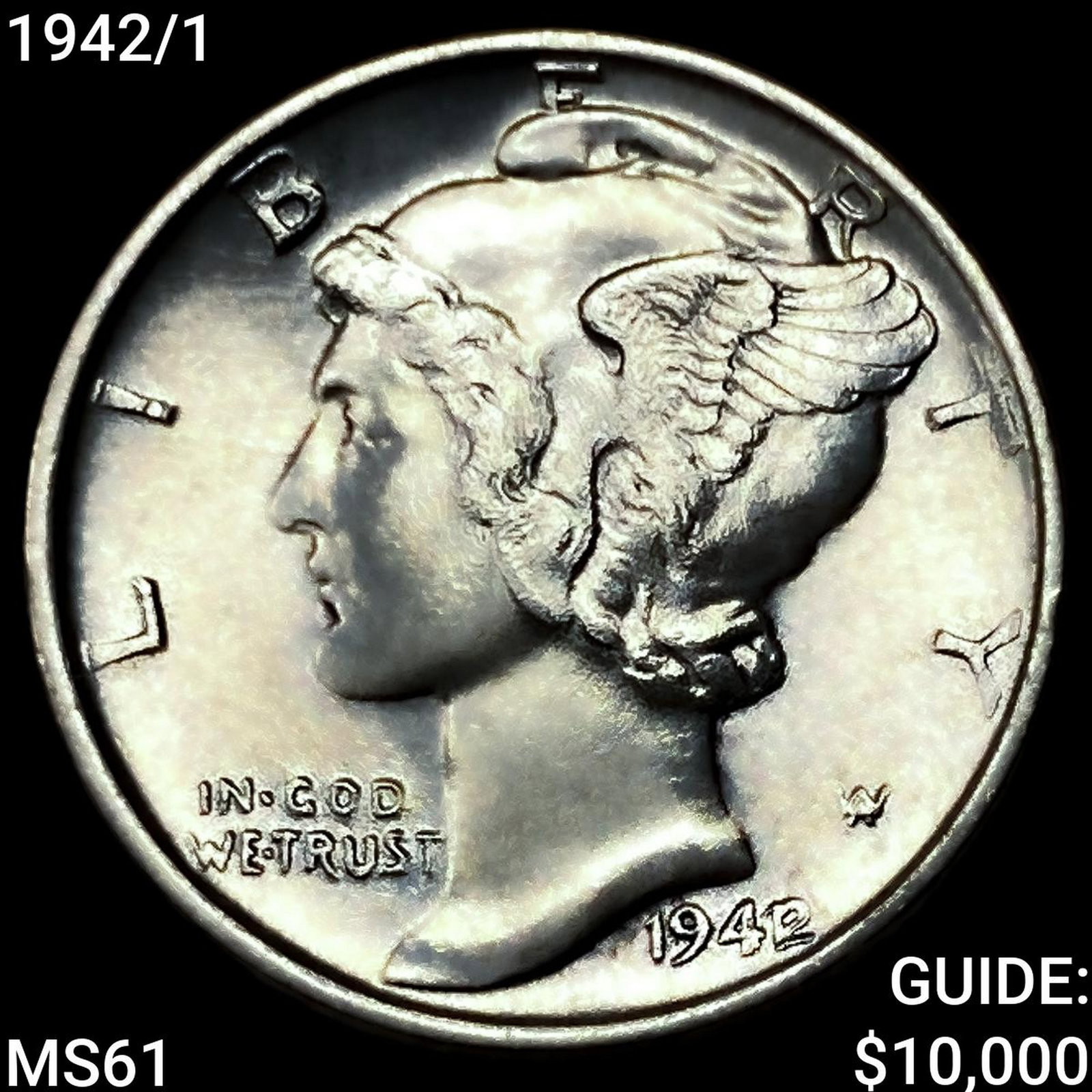 1942/1 Mercury Dime UNCIRCULATED (1 of 2)