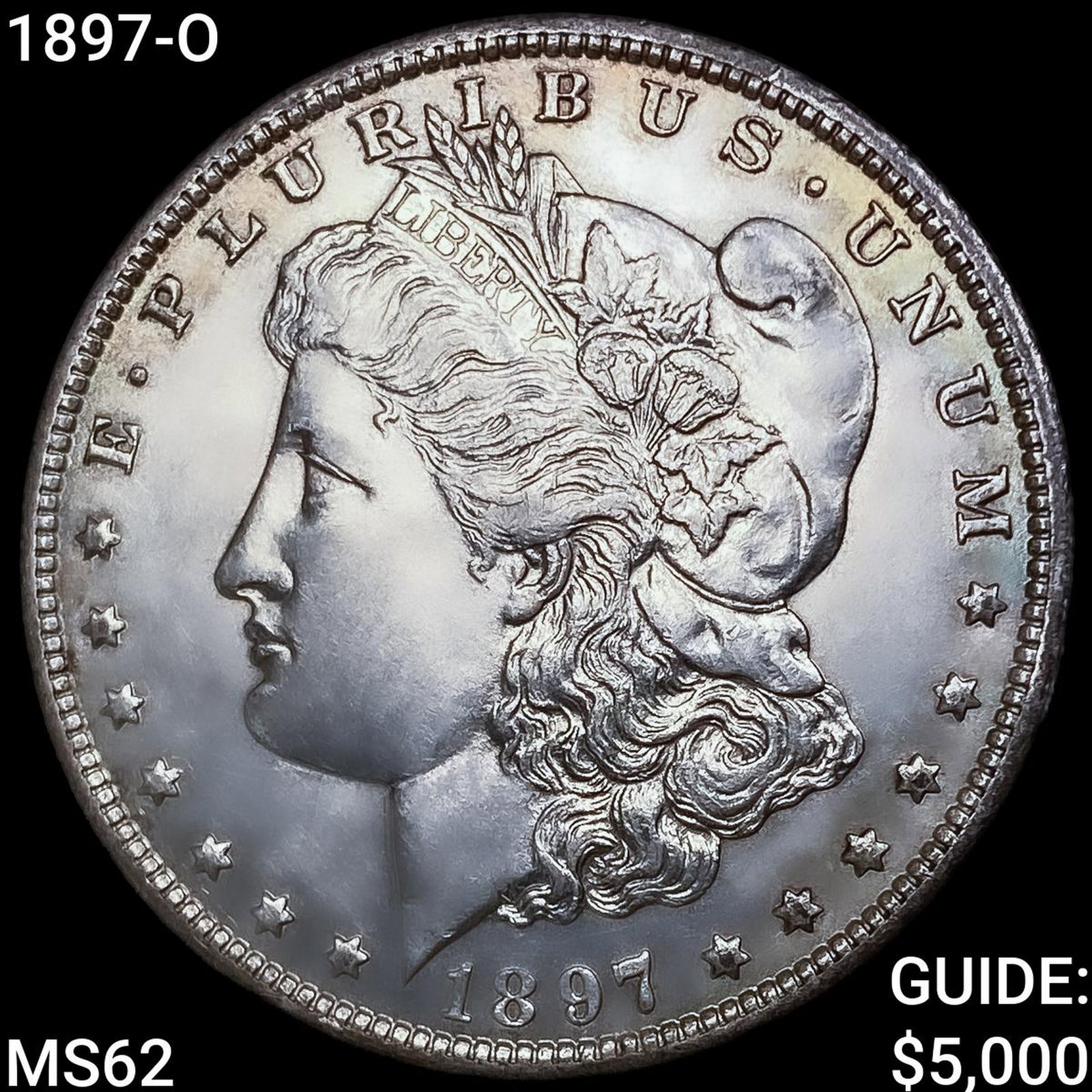 1897-O Morgan Silver Dollar UNCIRCULATED: 1897-O Morgan Silver Dollar UNCIRCULATED