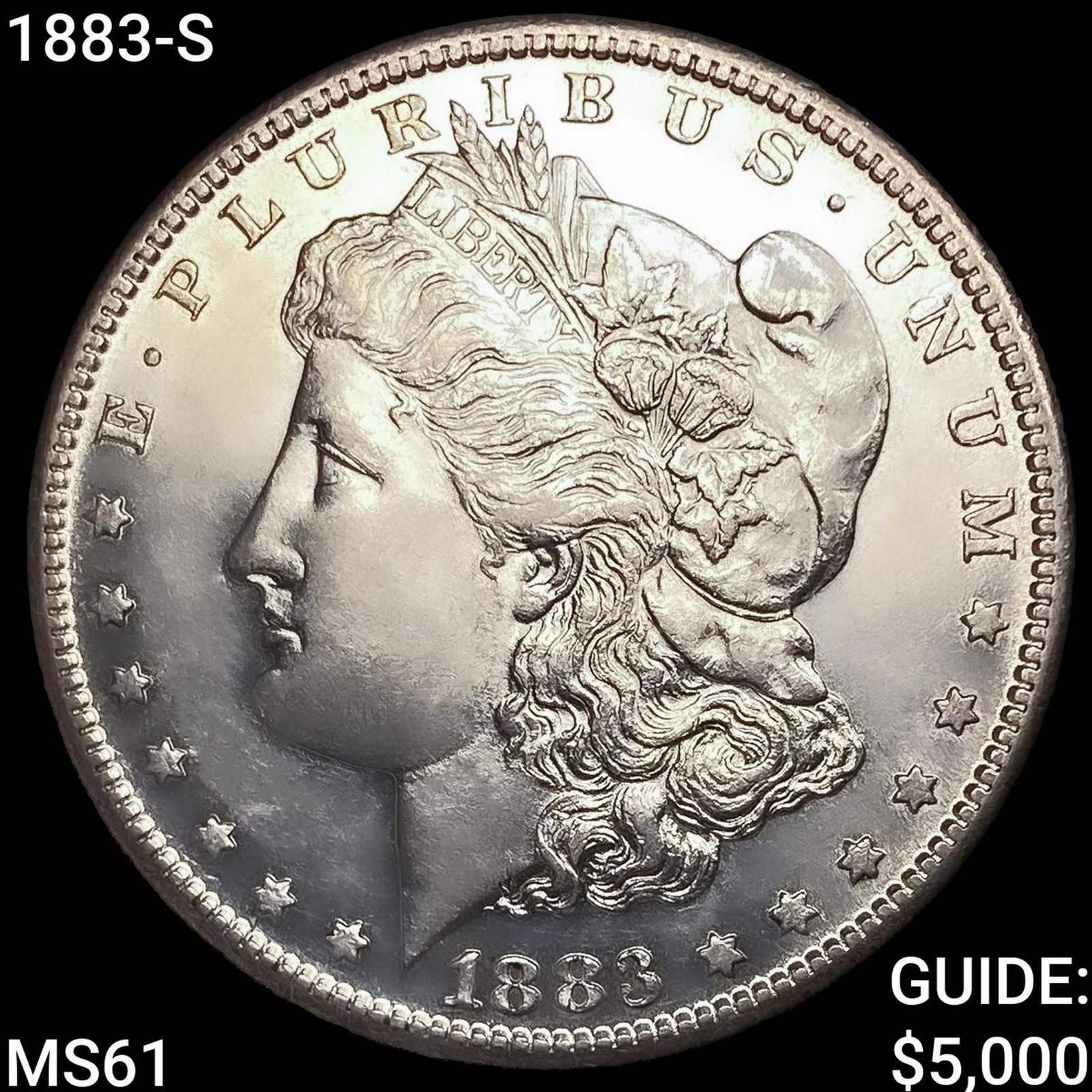 1883-S Morgan Silver Dollar UNCIRCULATED: 1883-S Morgan Silver Dollar UNCIRCULATED