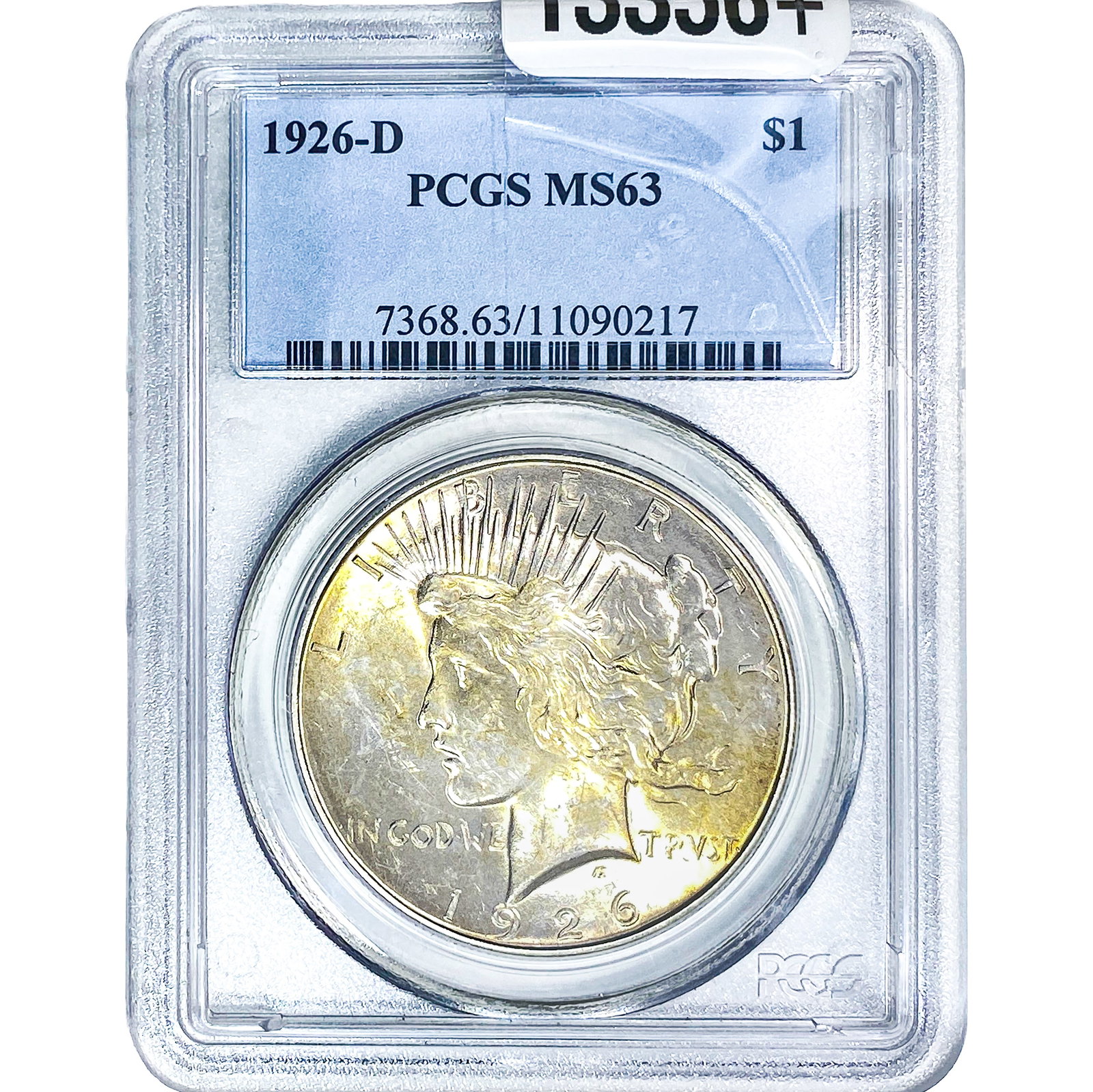 1926-D Silver Peace Dollar PCGS MS63: 1926-D Silver Peace Dollar PCGS MS63