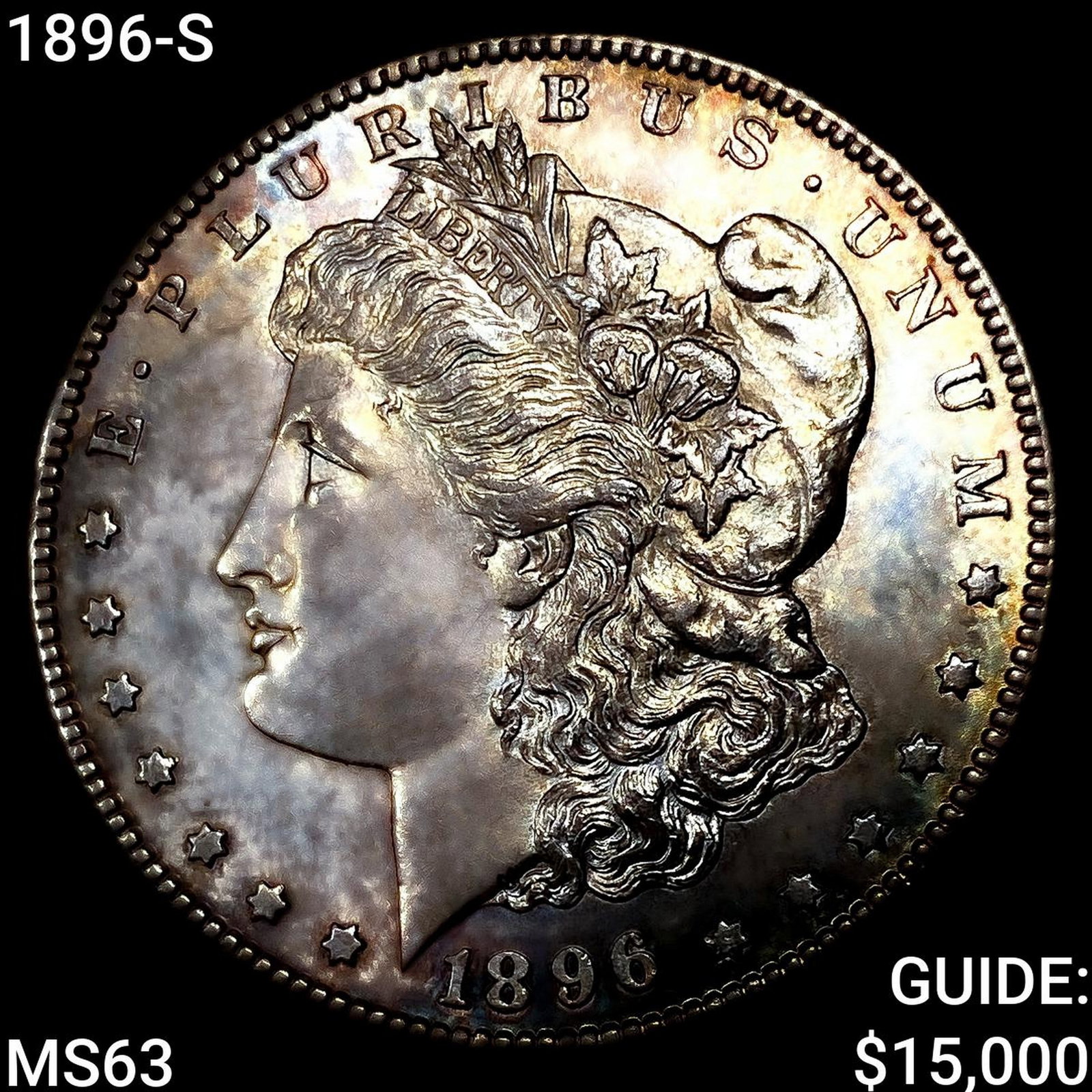 1896-S Morgan Silver Dollar CHOICE BU (1 of 2)