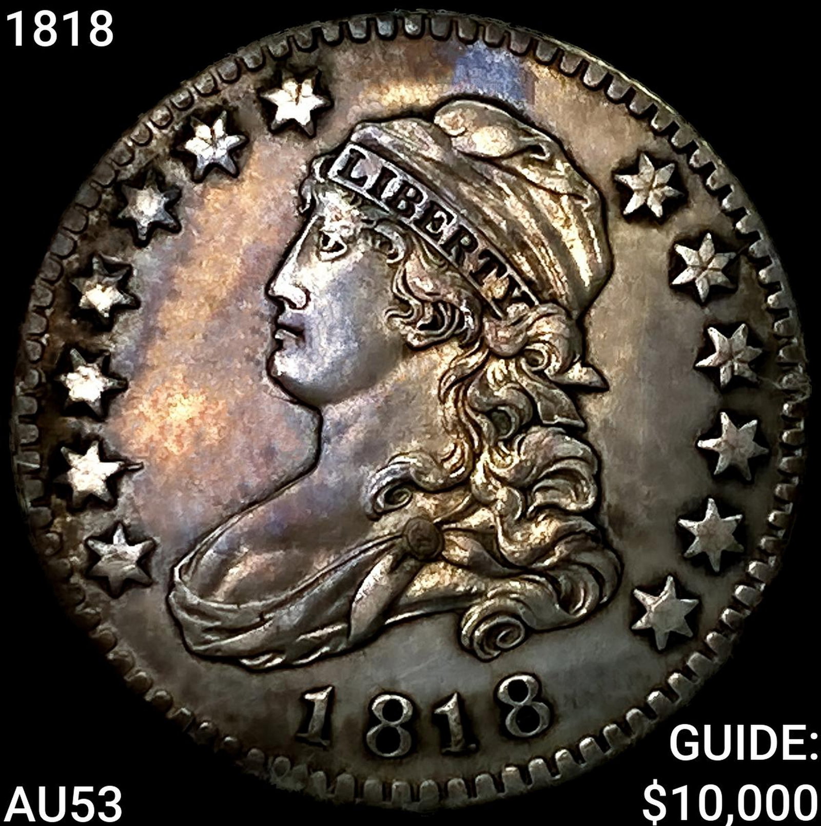 1818 Capped Bust Quarter CLOSELY UNCIRCULATED (1 of 2)