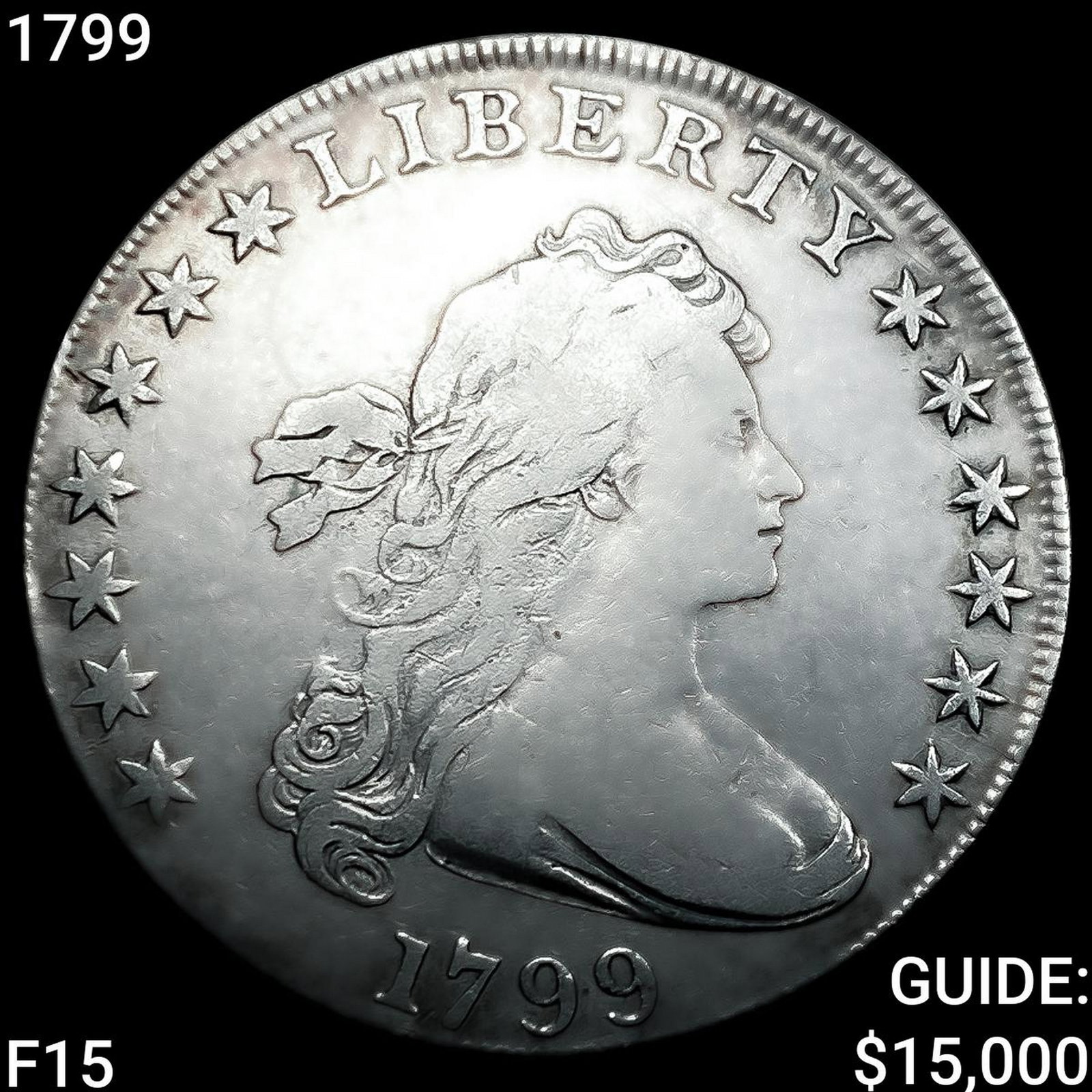 1799 Draped Bust Dollar NICELY CIRCULATED: 1799 Draped Bust Dollar NICELY CIRCULATED