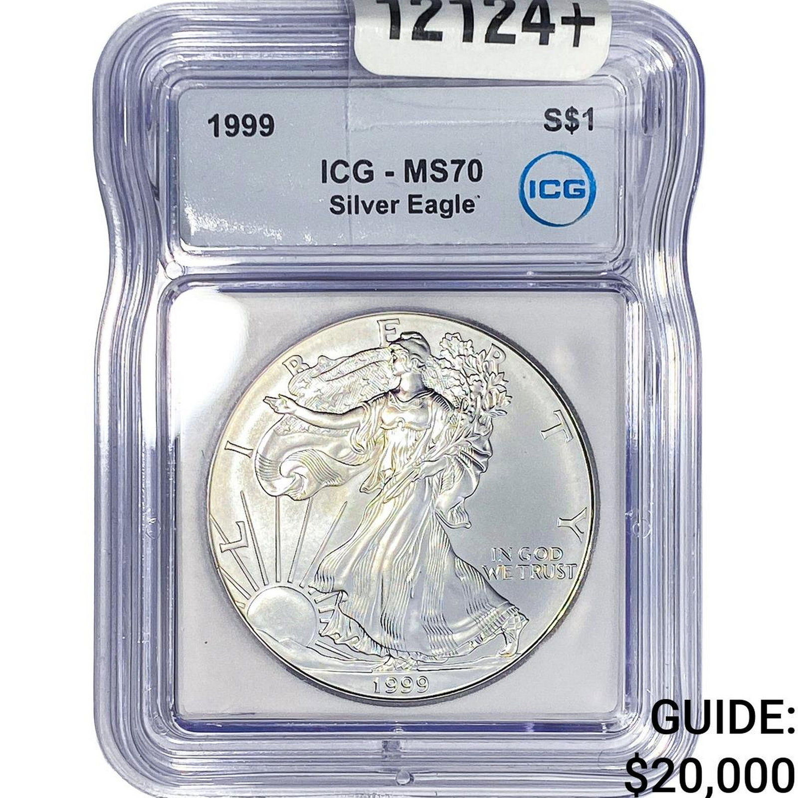 1999 Silver Eagle ICG MS70: 1999 Silver Eagle ICG MS70