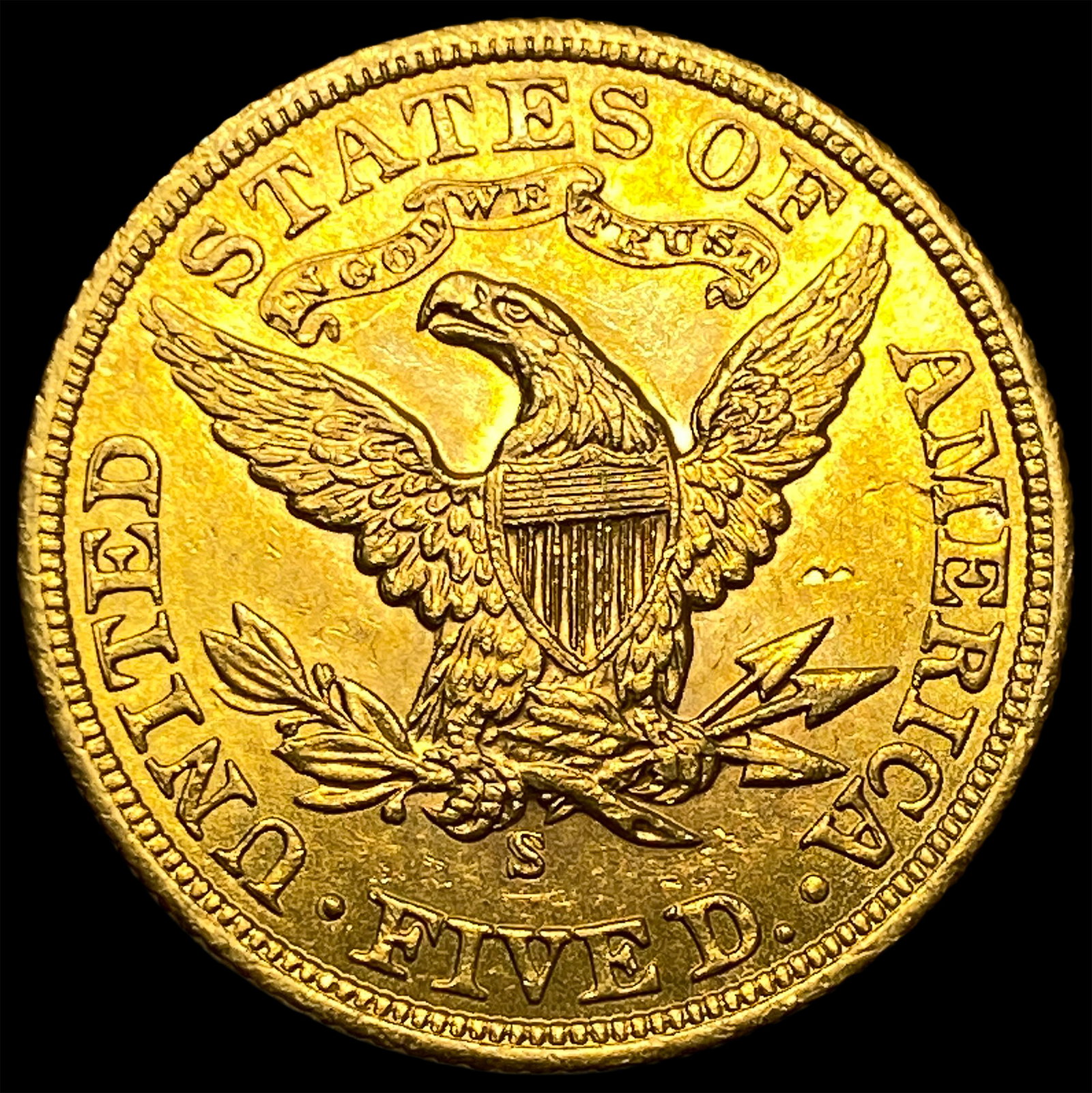 1902-S $5 Gold Half Eagle - 2