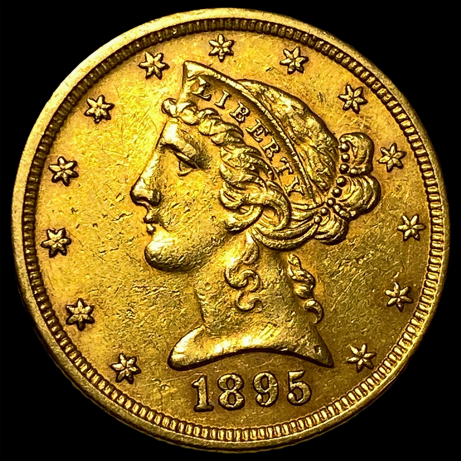 1895 $5 Gold Half Eagle: 1895 $5 Gold Half Eagle