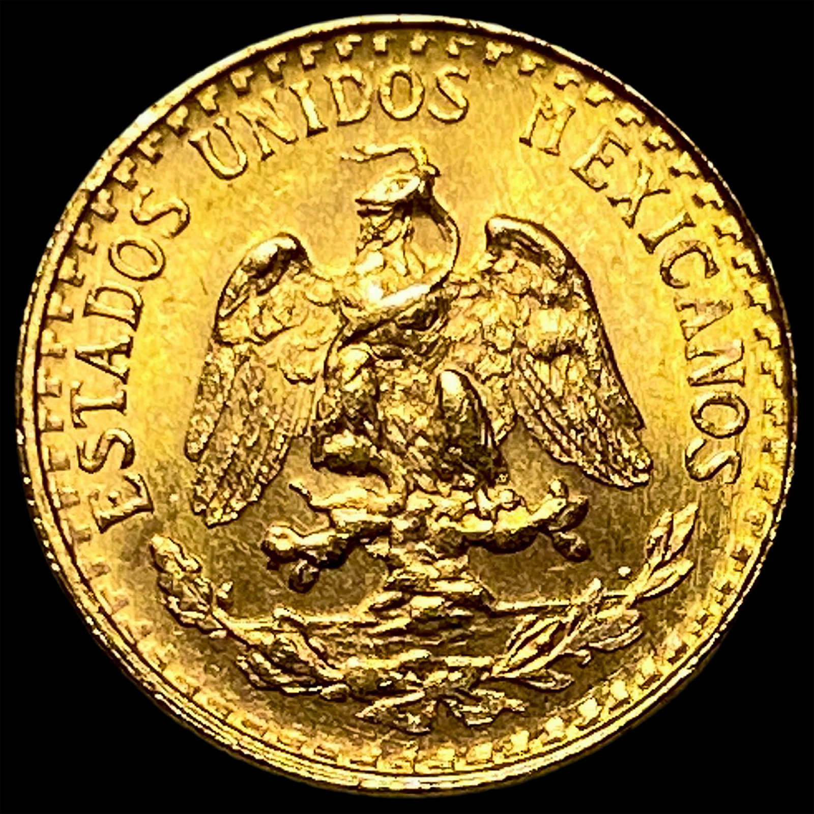 1945Mo Mexico Gold 2 Pesos: 1945Mo Mexico Gold 2 Pesos