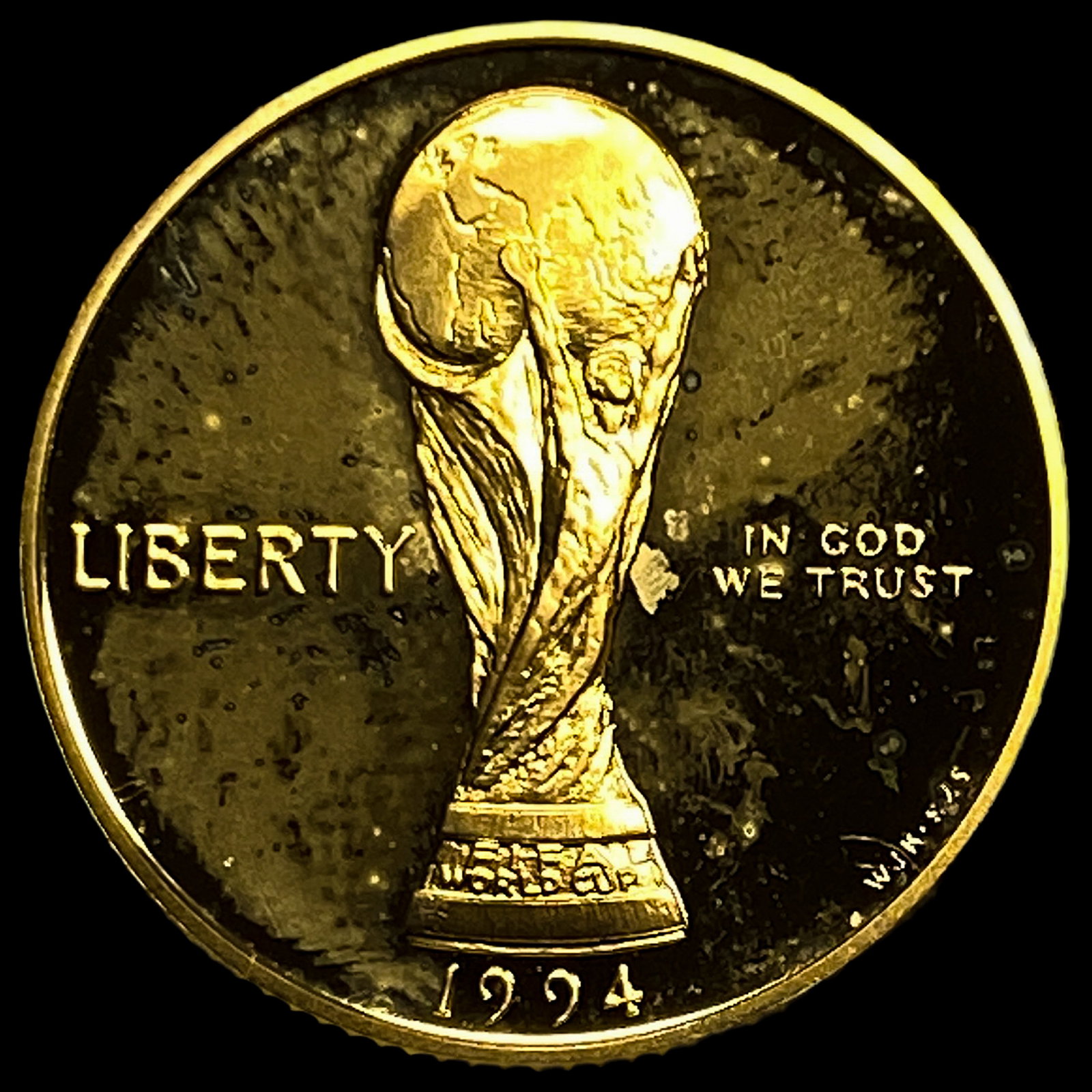 1994-W World Cup Gold $5: 1994-W World Cup Gold $5
