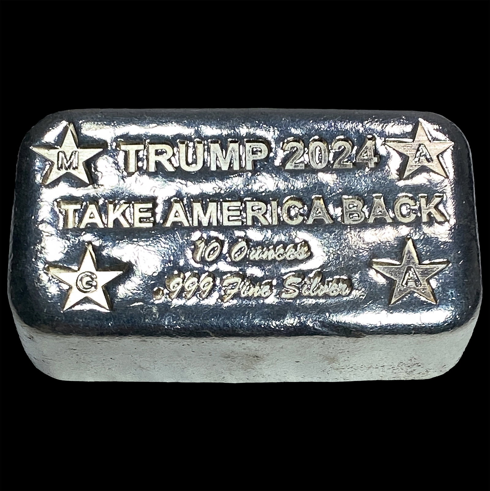 2024 10oz Silver Bar Trump 2024 (1 of 2)