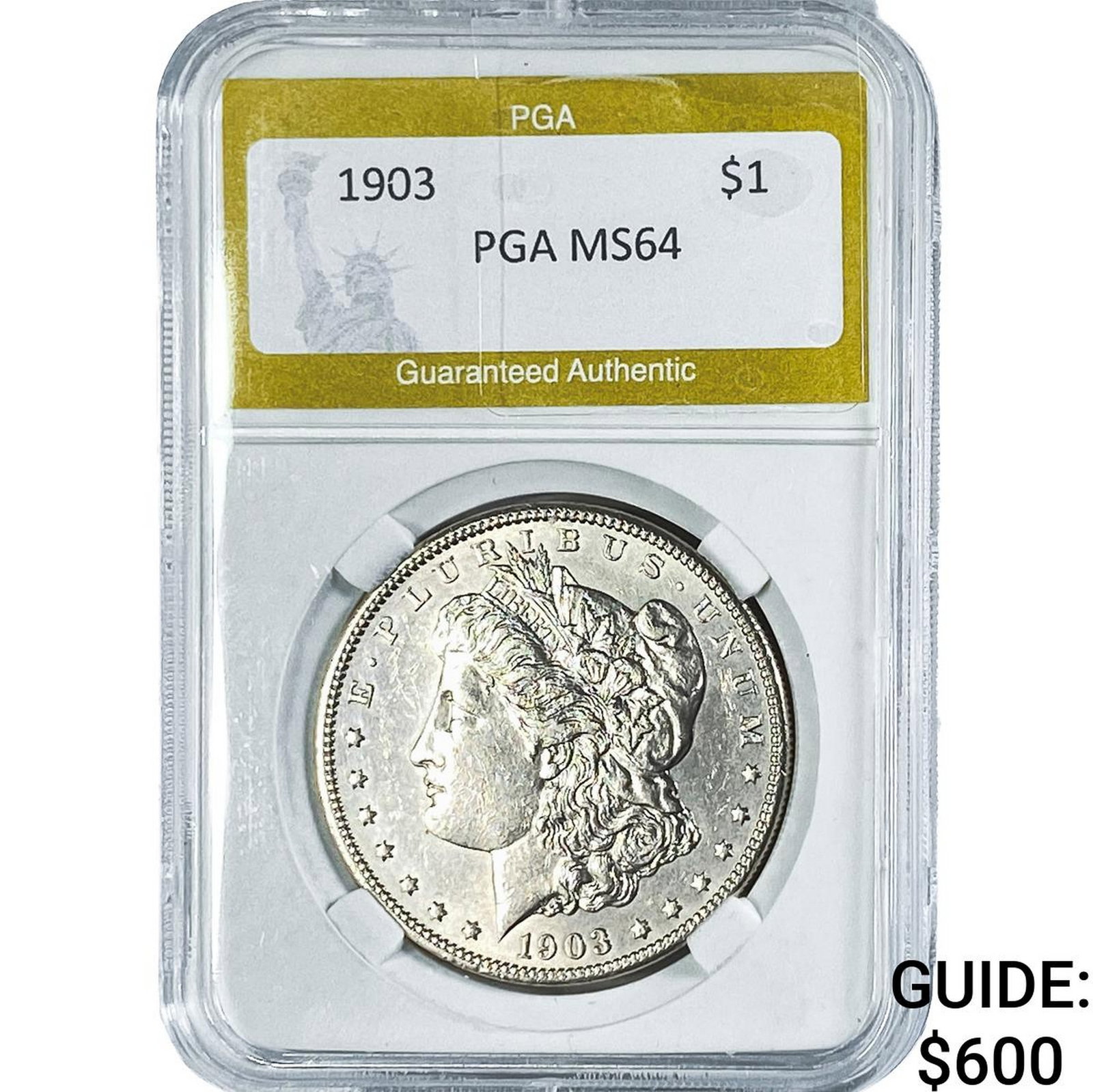 1903 Morgan Silver Dollar PGA MS64: 1903 Morgan Silver Dollar PGA MS64