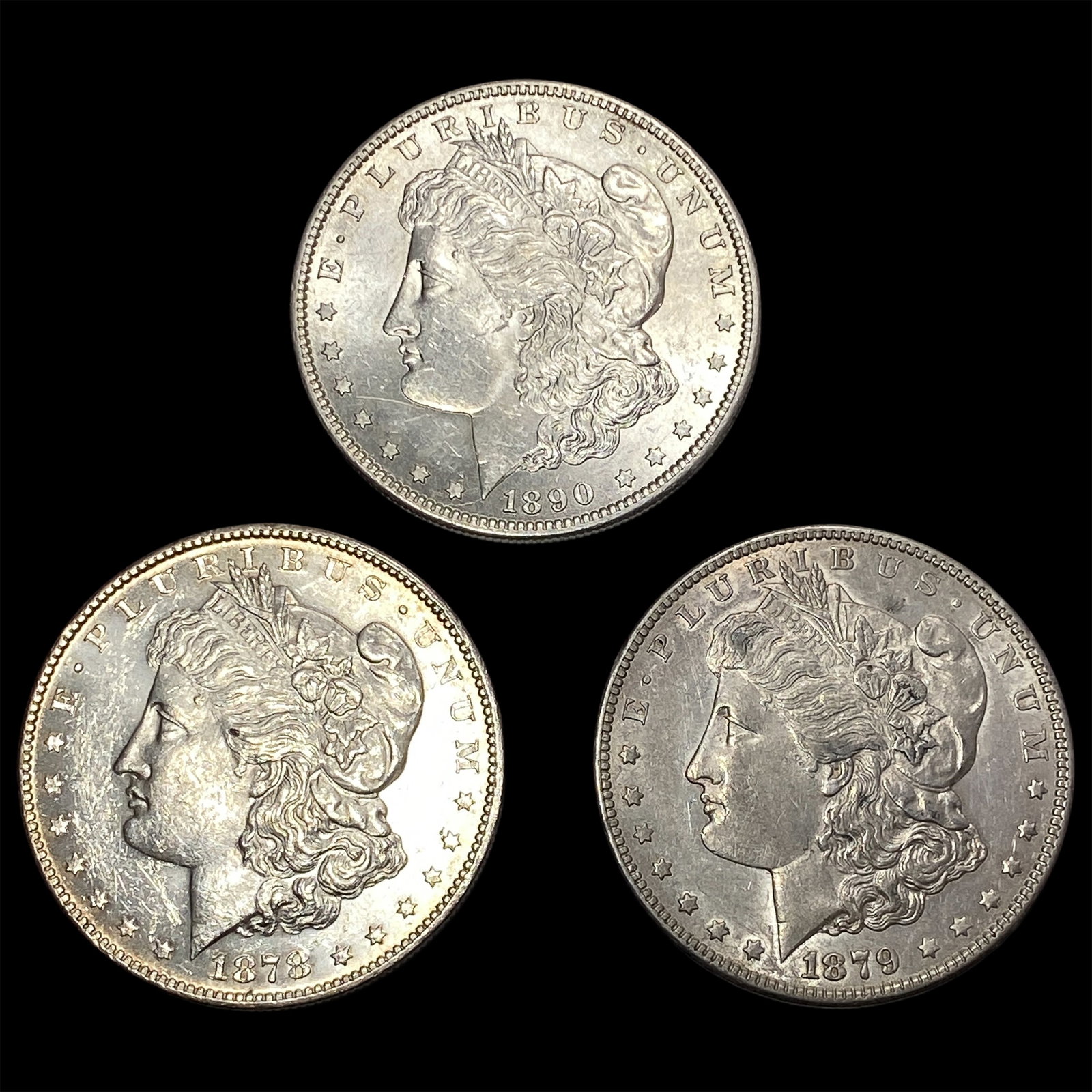 [3] 1878-1890 Morgan Silver Dollar (1 of 2)