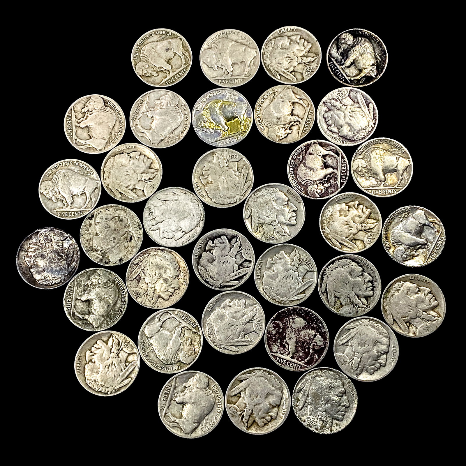 [34] 1924-1938 Buffalo Nickel (1 of 2)