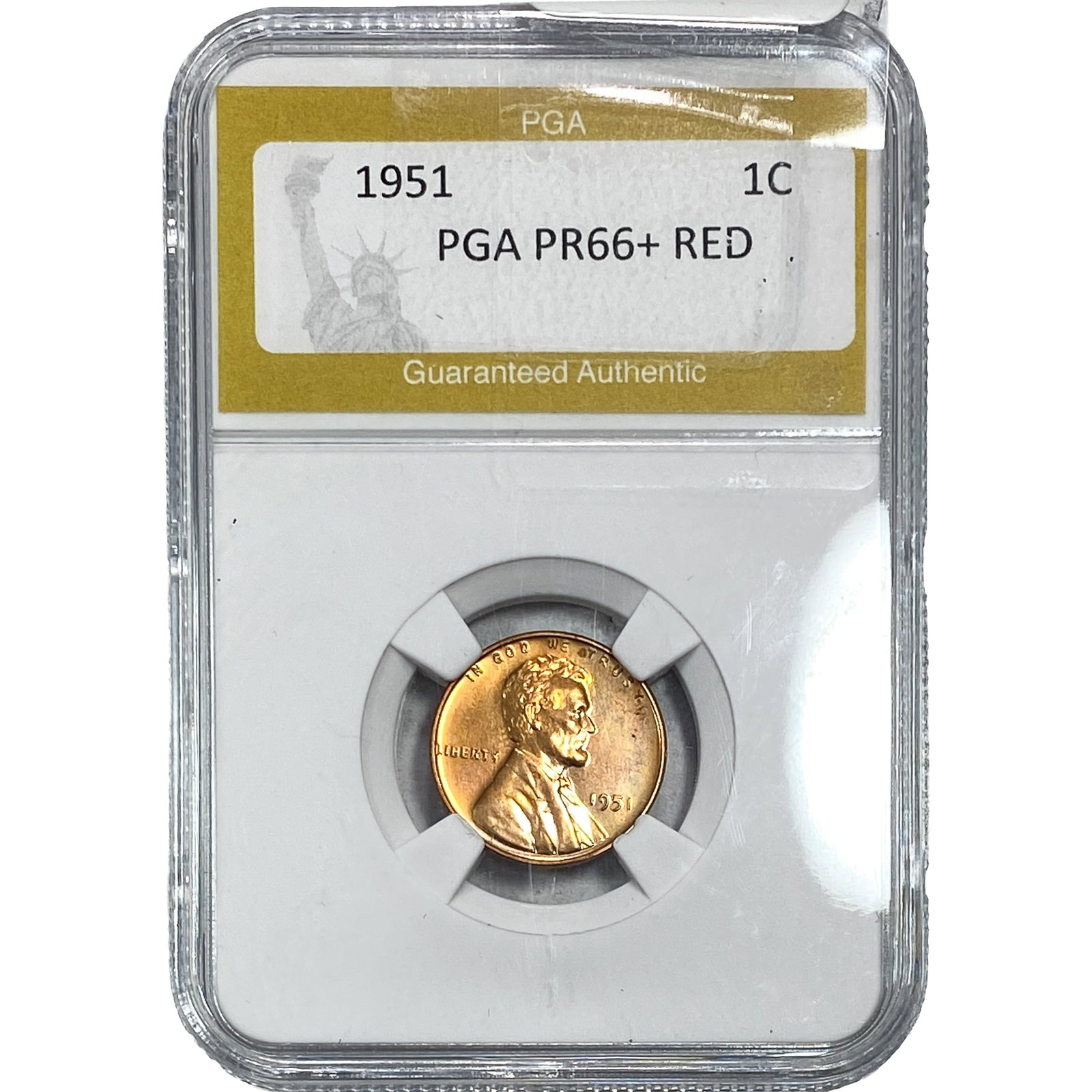 1951 Wheat Cent PGA PR66+ Red (1 of 2)