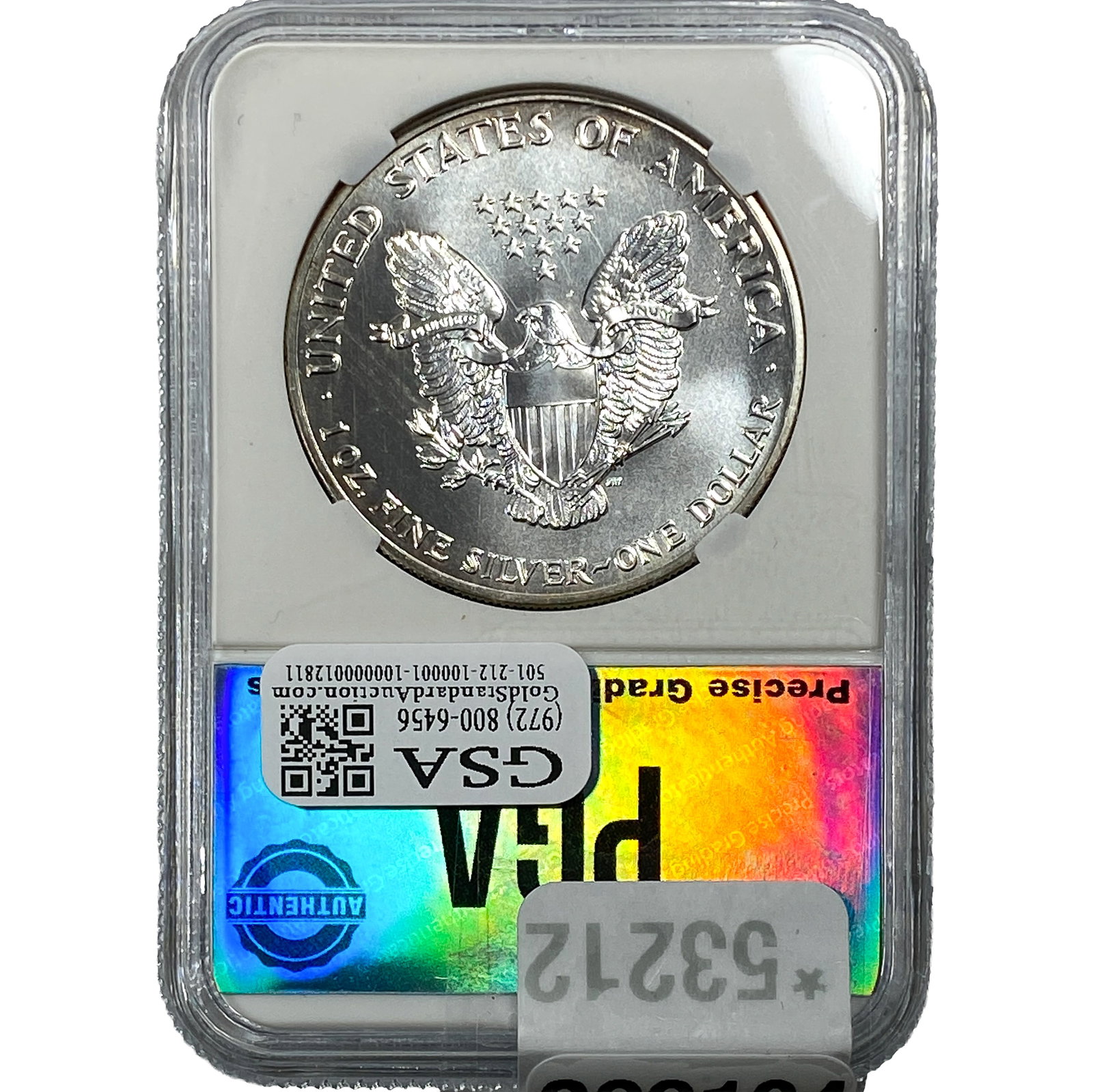 1990 Silver Eagle PGA MS69 PL - 2