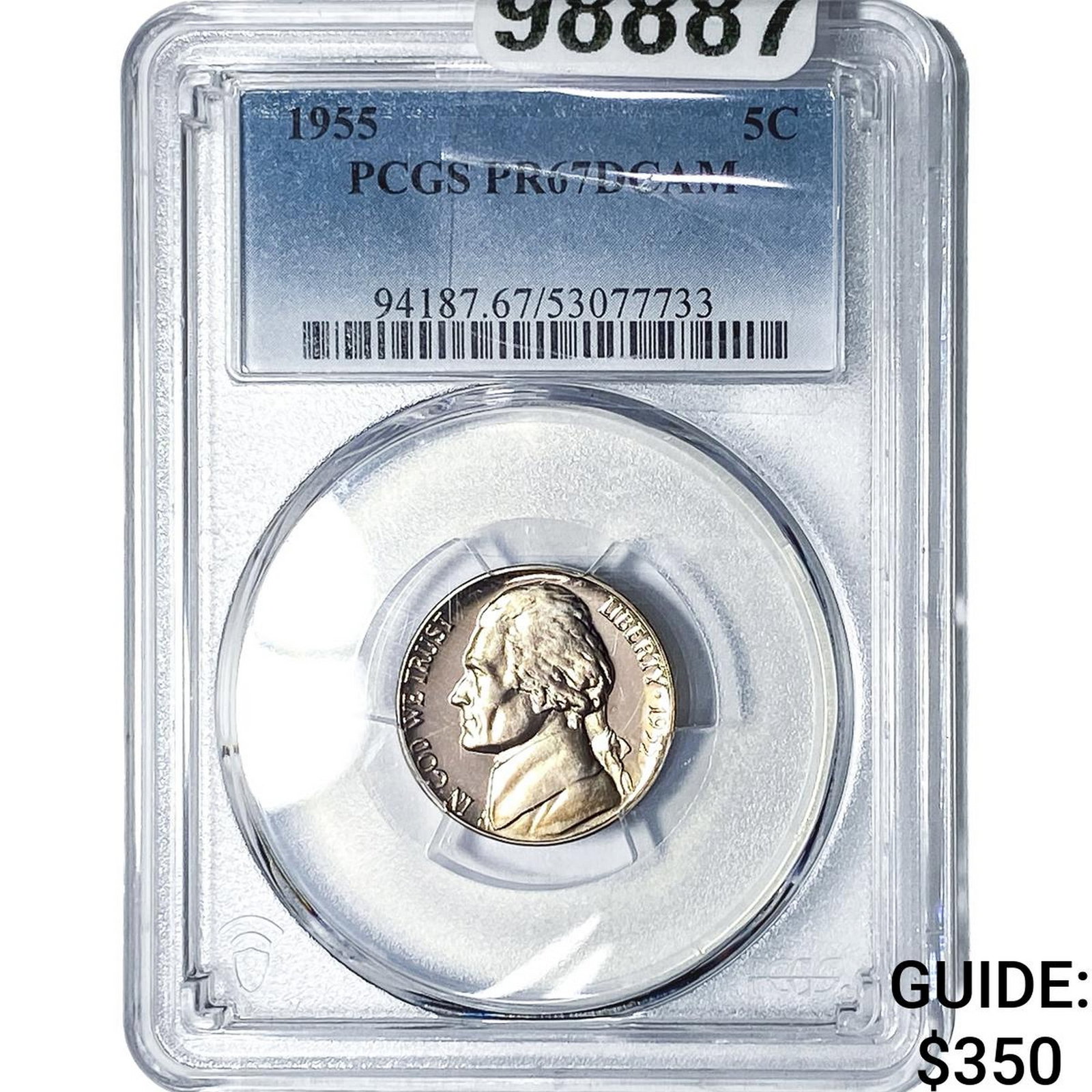 1955 Jefferson Nickel PCGS MPR67 DCAM (1 of 2)
