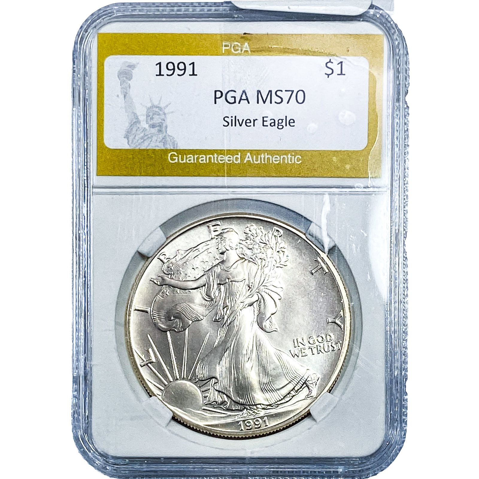 1991 Silver Eagle PGA MS70: 1991 Silver Eagle PGA MS70