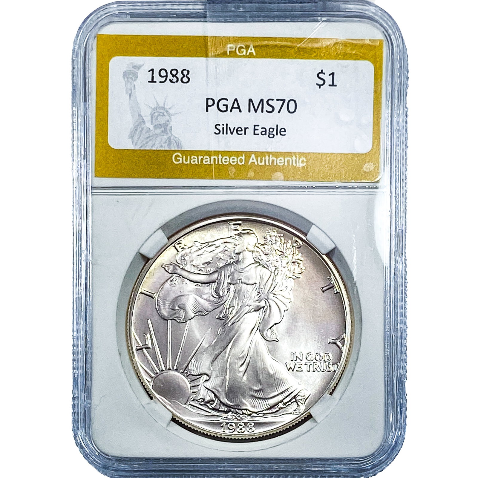 1988 Silver Eagle PGA MS70 (1 of 2)