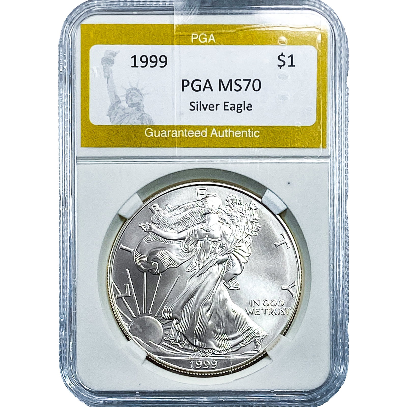 1999 Silver Eagle PGA MS70: 1999 Silver Eagle PGA MS70