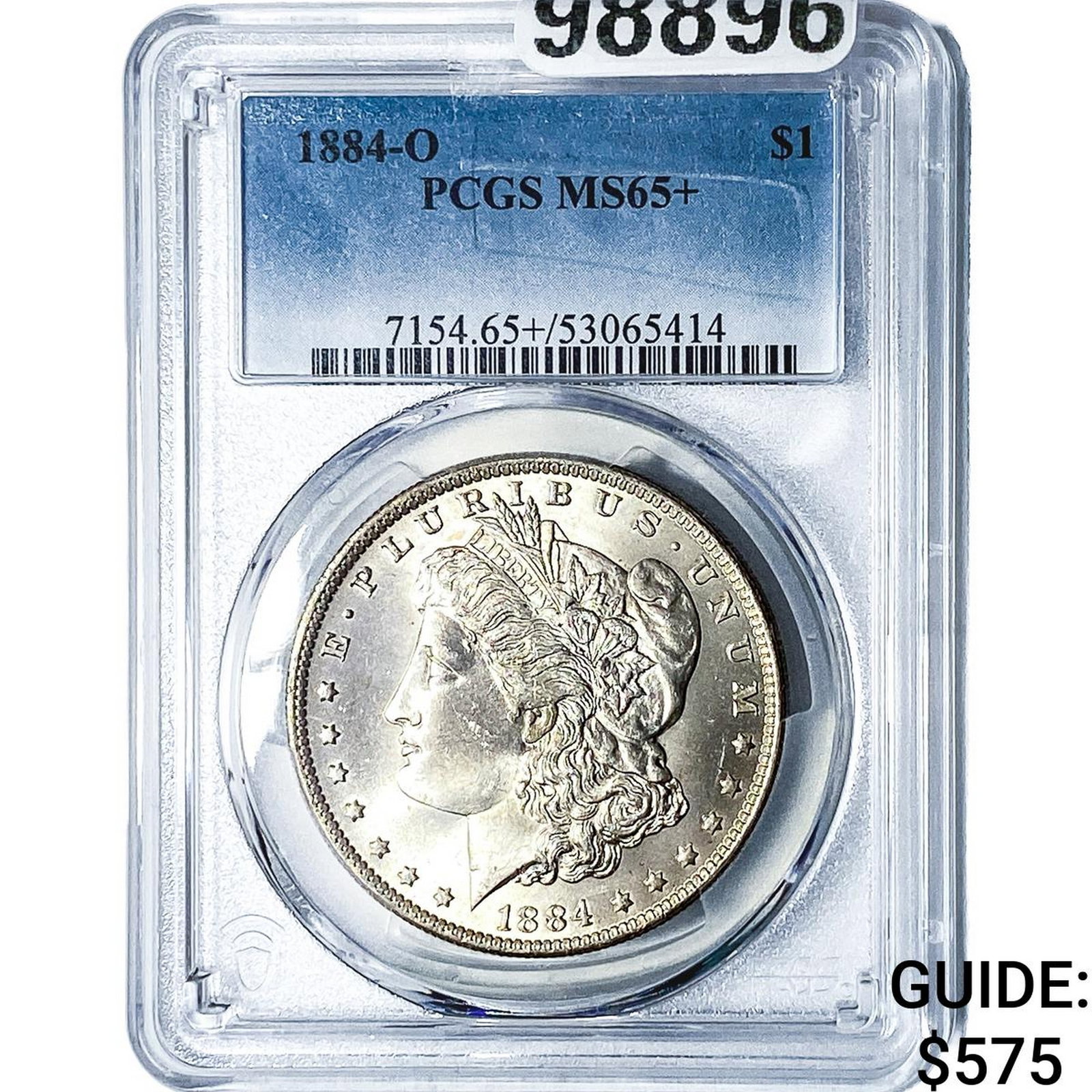 1884-O Morgan Silver Dollar PCGS MS65+: 1884-O Morgan Silver Dollar PCGS MS65+