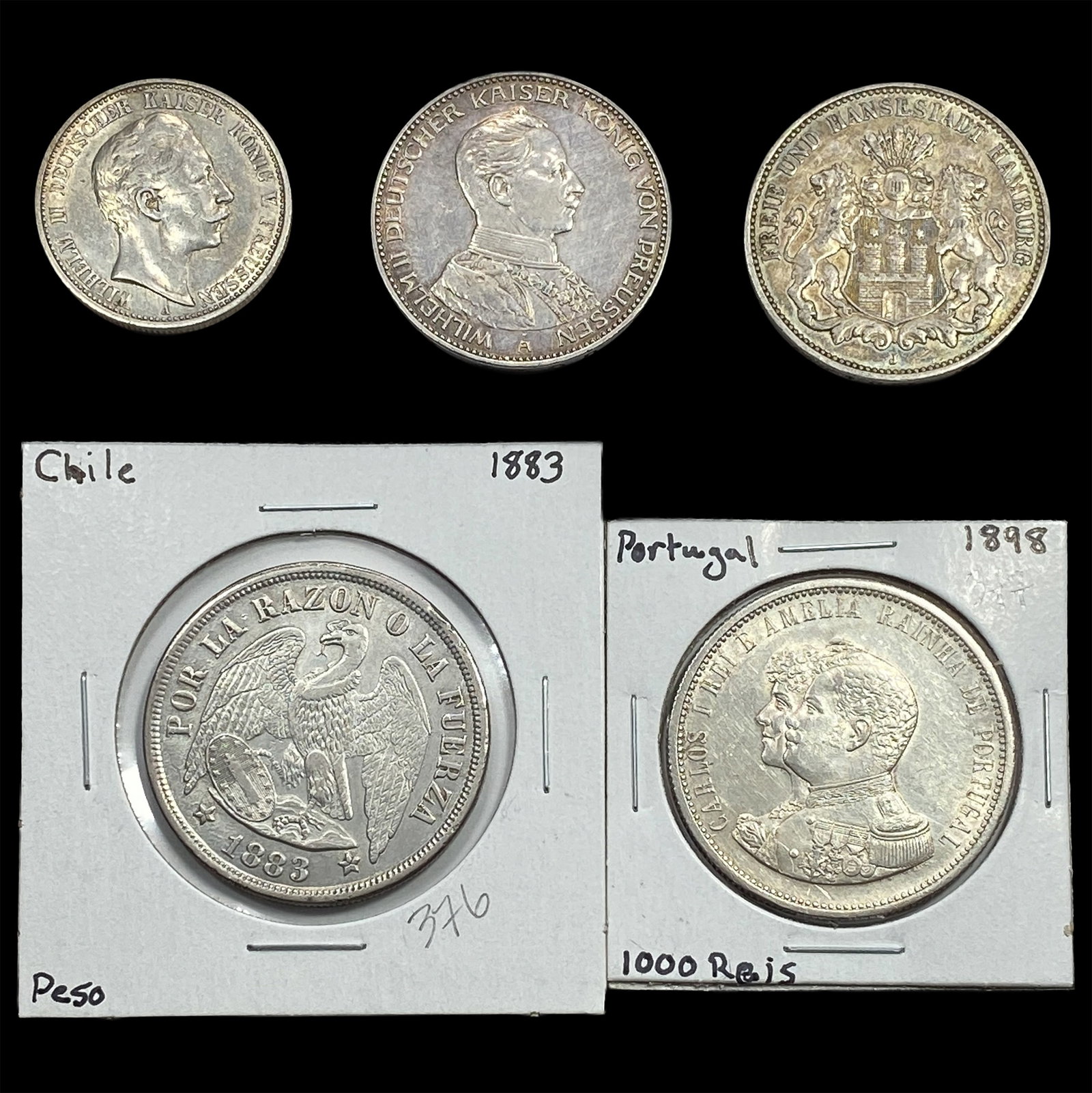 [5] 1883-1914 Foreign Silver Coin Lot (1 of 2)