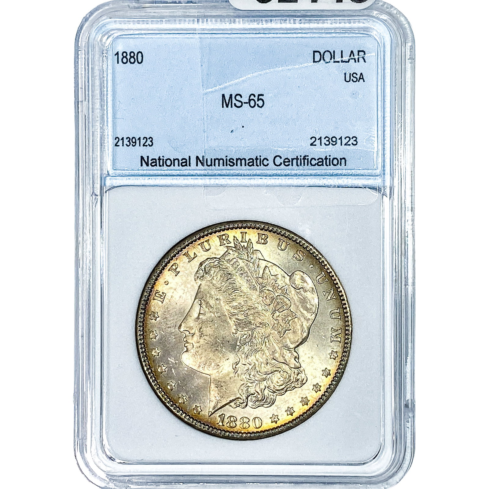 1880 Morgan Silver Dollar NNC MS65: 1880 Morgan Silver Dollar NNC MS65