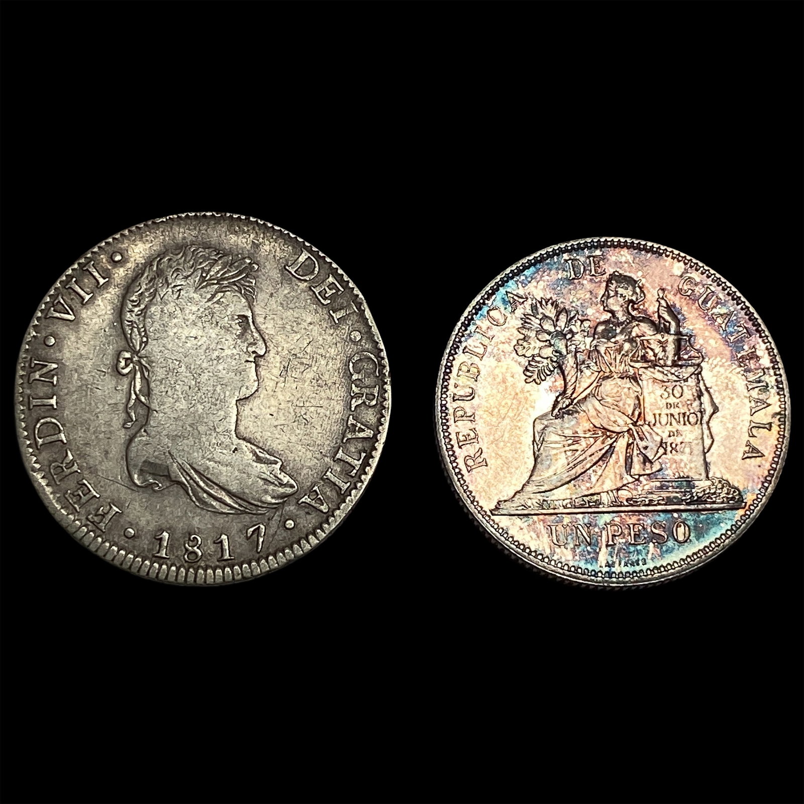 [2] 1817-1895 Foreign Silver Coin Lot (1 of 2)
