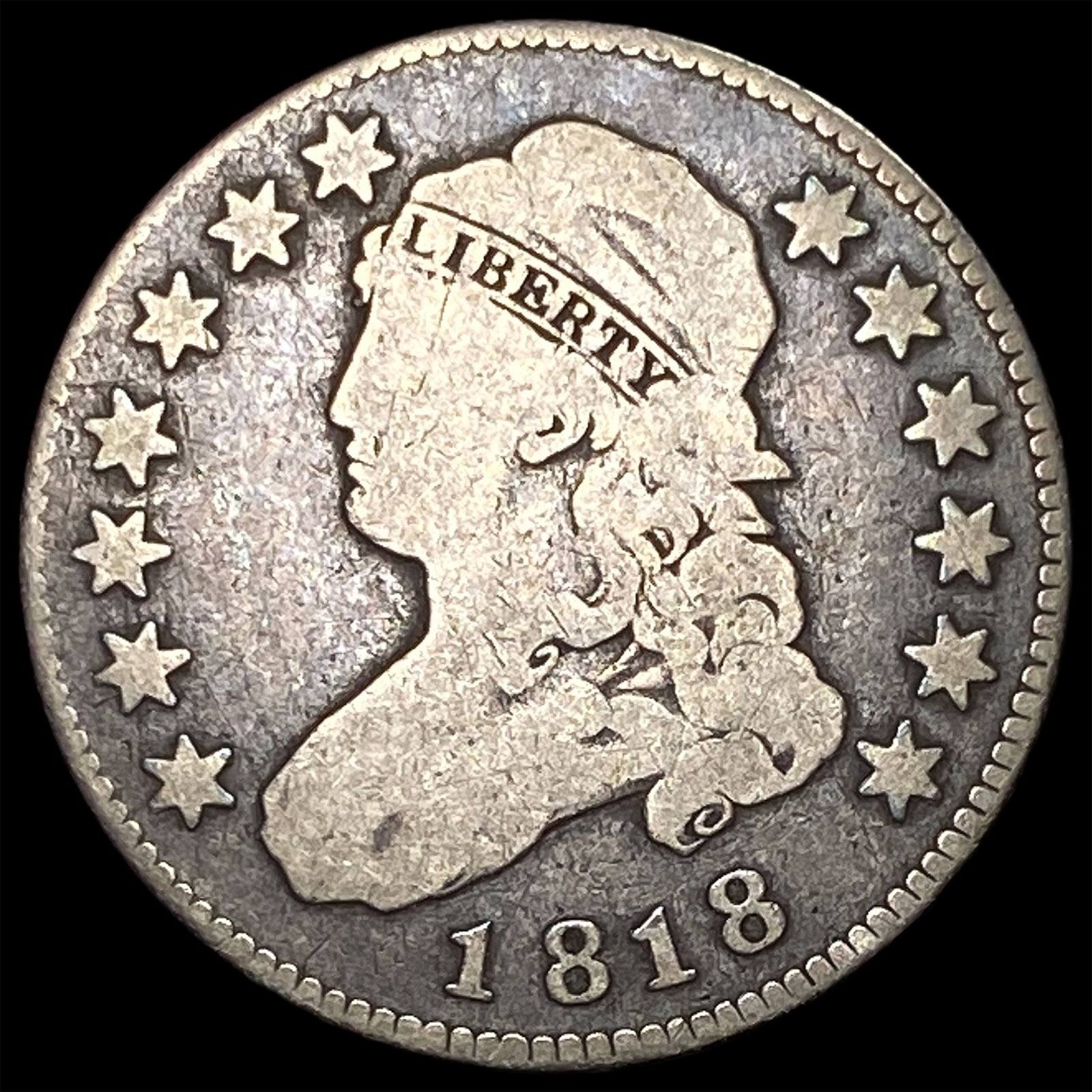 1818 Capped Bust Quarter (1 of 2)
