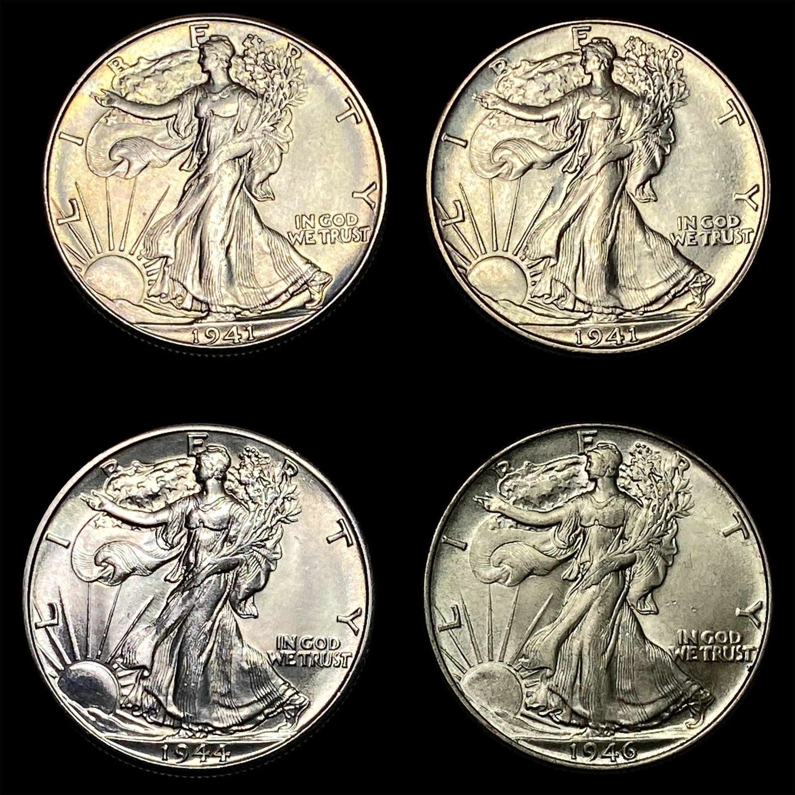 [4] 1941-1946 Walking Liberty Half Dollar: [4] 1941-1946 Walking Liberty Half Dollar