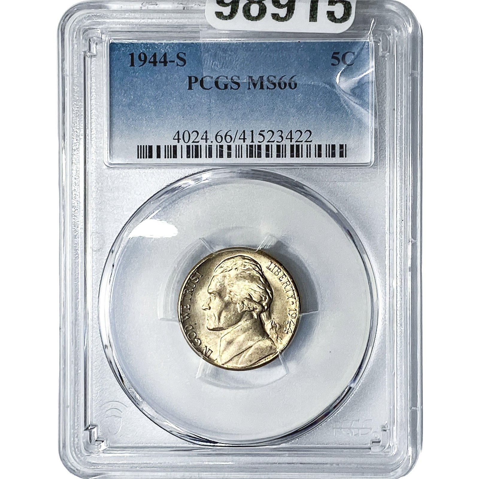 1944-S Jefferson Nickel PCGS MS66 (1 of 2)
