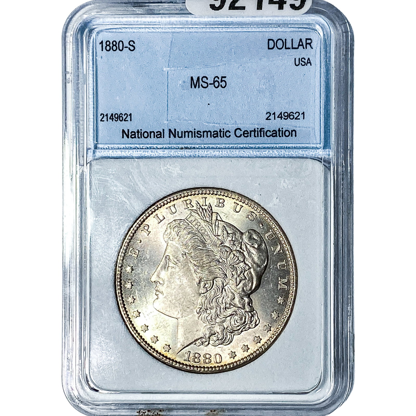 1880-S Morgan Silver Dollar NNC MS65: 1880-S Morgan Silver Dollar NNC MS65