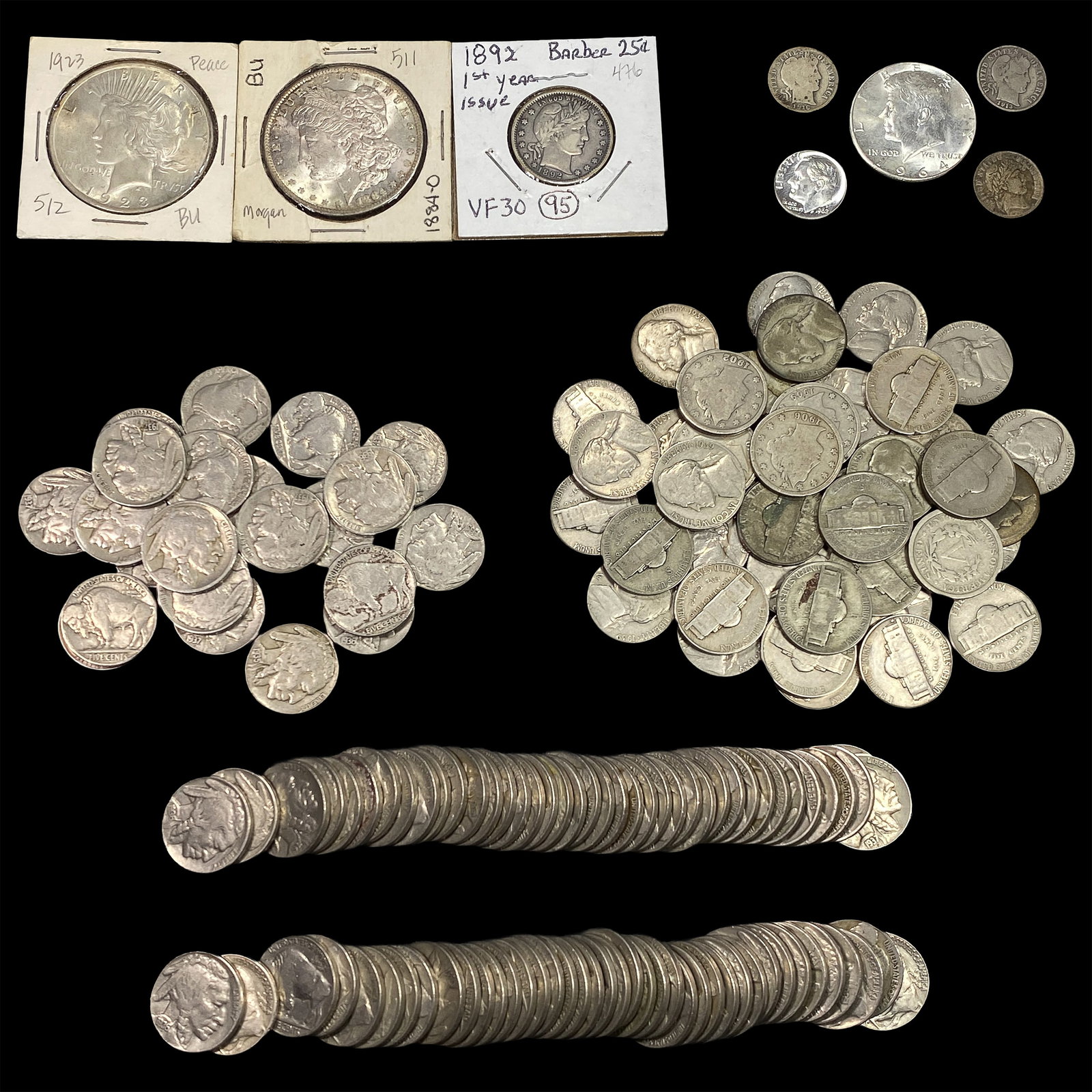 [151] 1884-1964 U.S. Coin Lot: [151] 1884-1964 U.S. Coin Lot