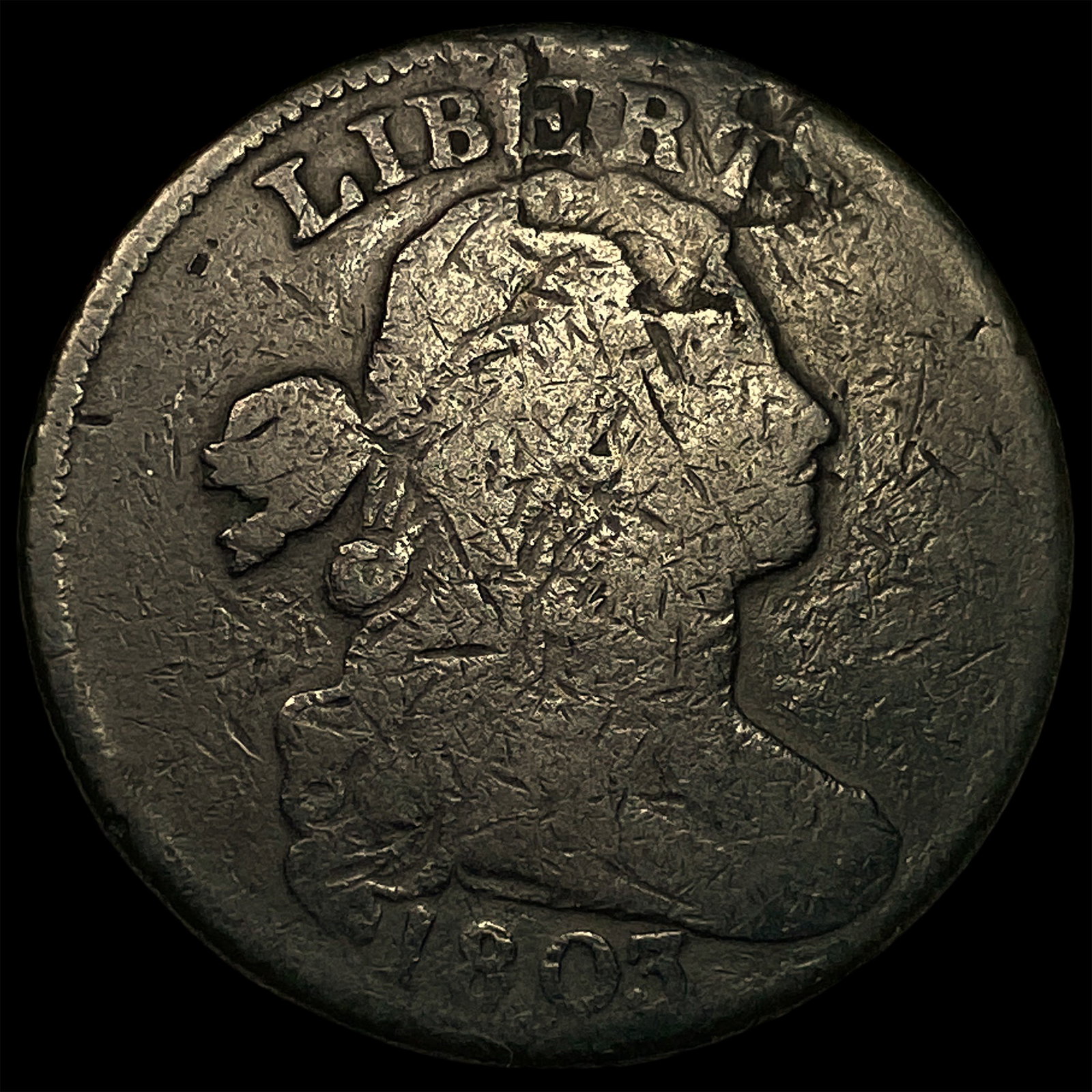 1803 Draped Bust Large Cent NICELY CIRCULATED (1 of 2)